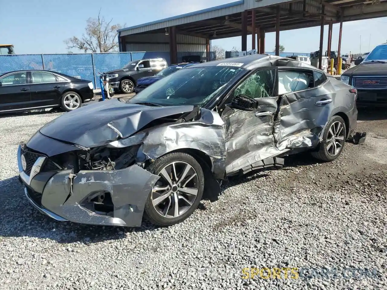 1 Photograph of a damaged car 1N4AA6AV1KC373814 NISSAN MAXIMA 2019