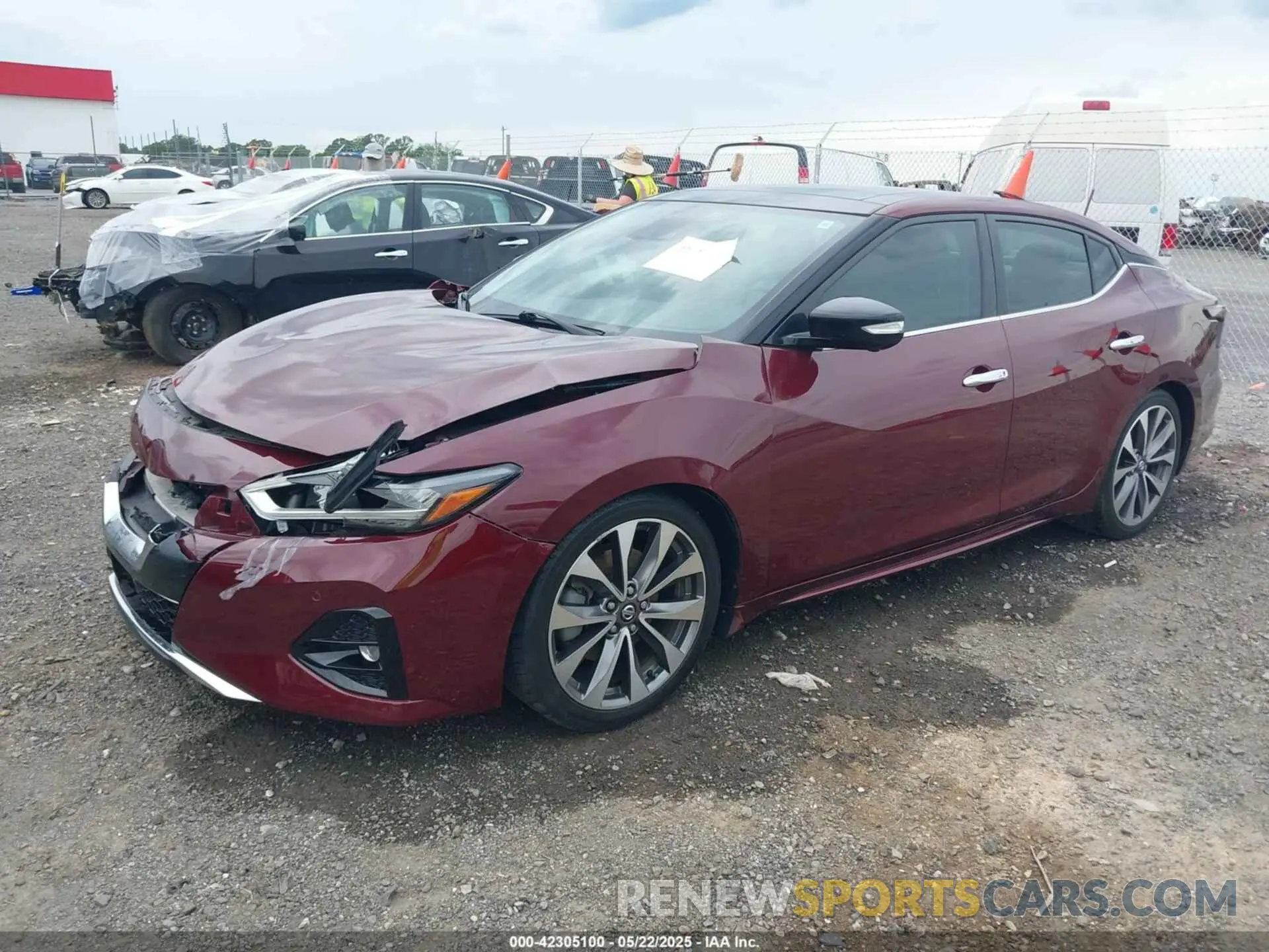 2 Photograph of a damaged car 1N4AA6AV1KC379936 NISSAN MAXIMA 2019
