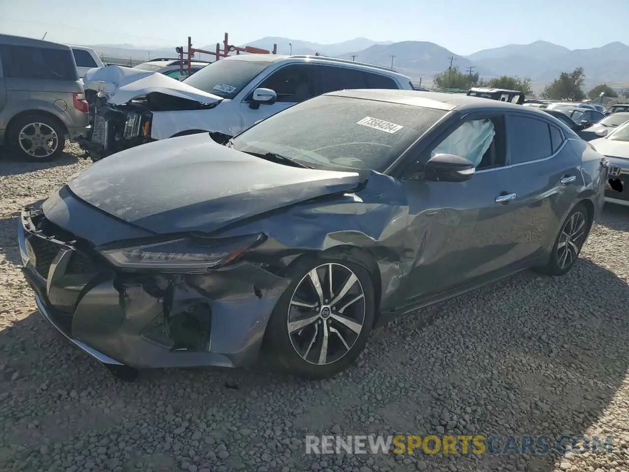 1 Photograph of a damaged car 1N4AA6AV1KC382125 NISSAN MAXIMA 2019