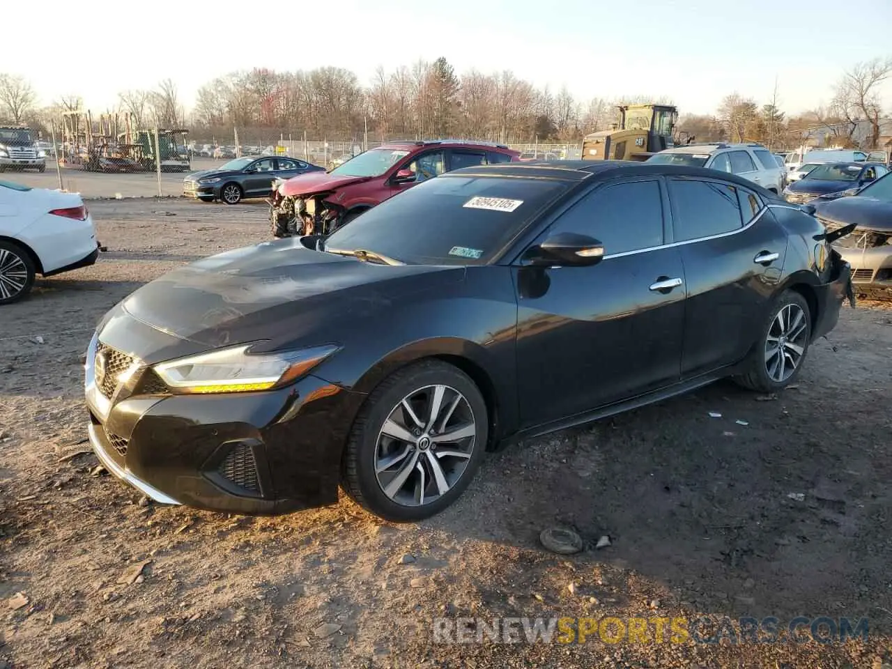 1 Photograph of a damaged car 1N4AA6AV2KC369965 NISSAN MAXIMA 2019