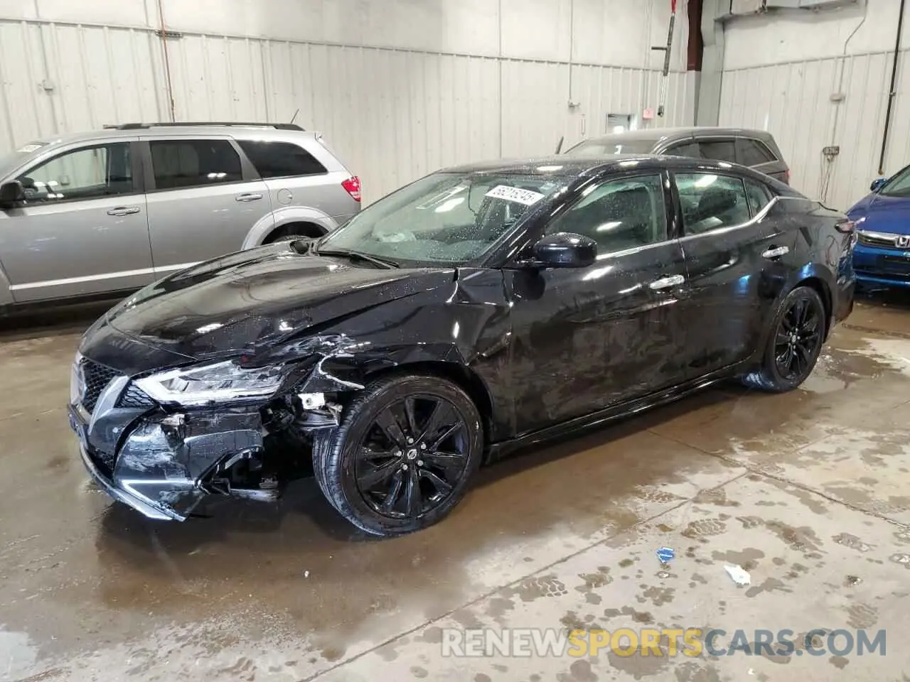 1 Photograph of a damaged car 1N4AA6AV2KC373448 NISSAN MAXIMA 2019