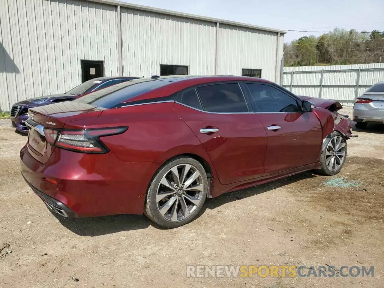 3 Photograph of a damaged car 1N4AA6AV2KC375846 NISSAN MAXIMA 2019