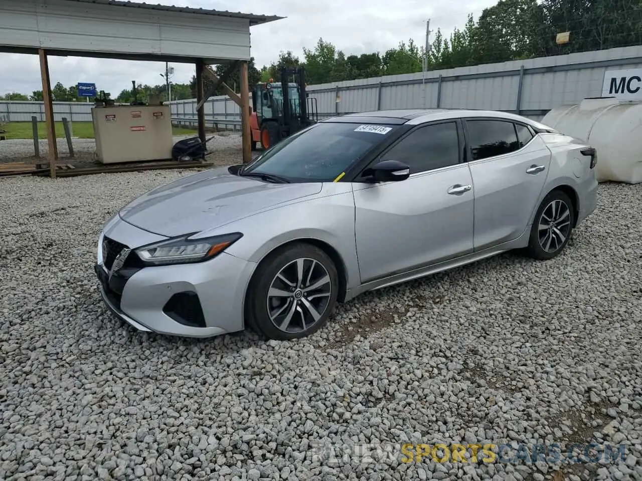 1 Photograph of a damaged car 1N4AA6AV3KC363334 NISSAN MAXIMA 2019