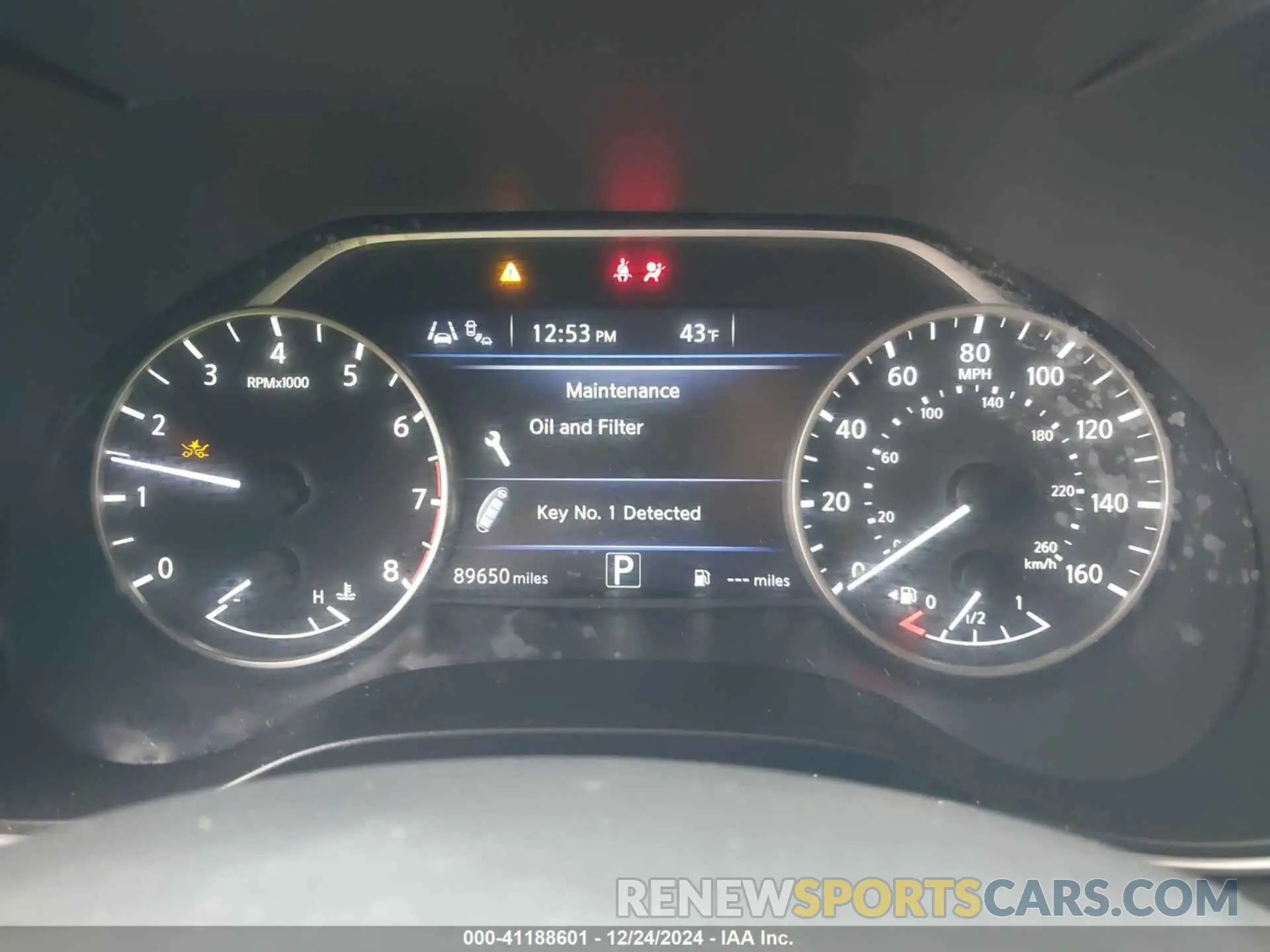 7 Photograph of a damaged car 1N4AA6AV3KC363415 NISSAN MAXIMA 2019