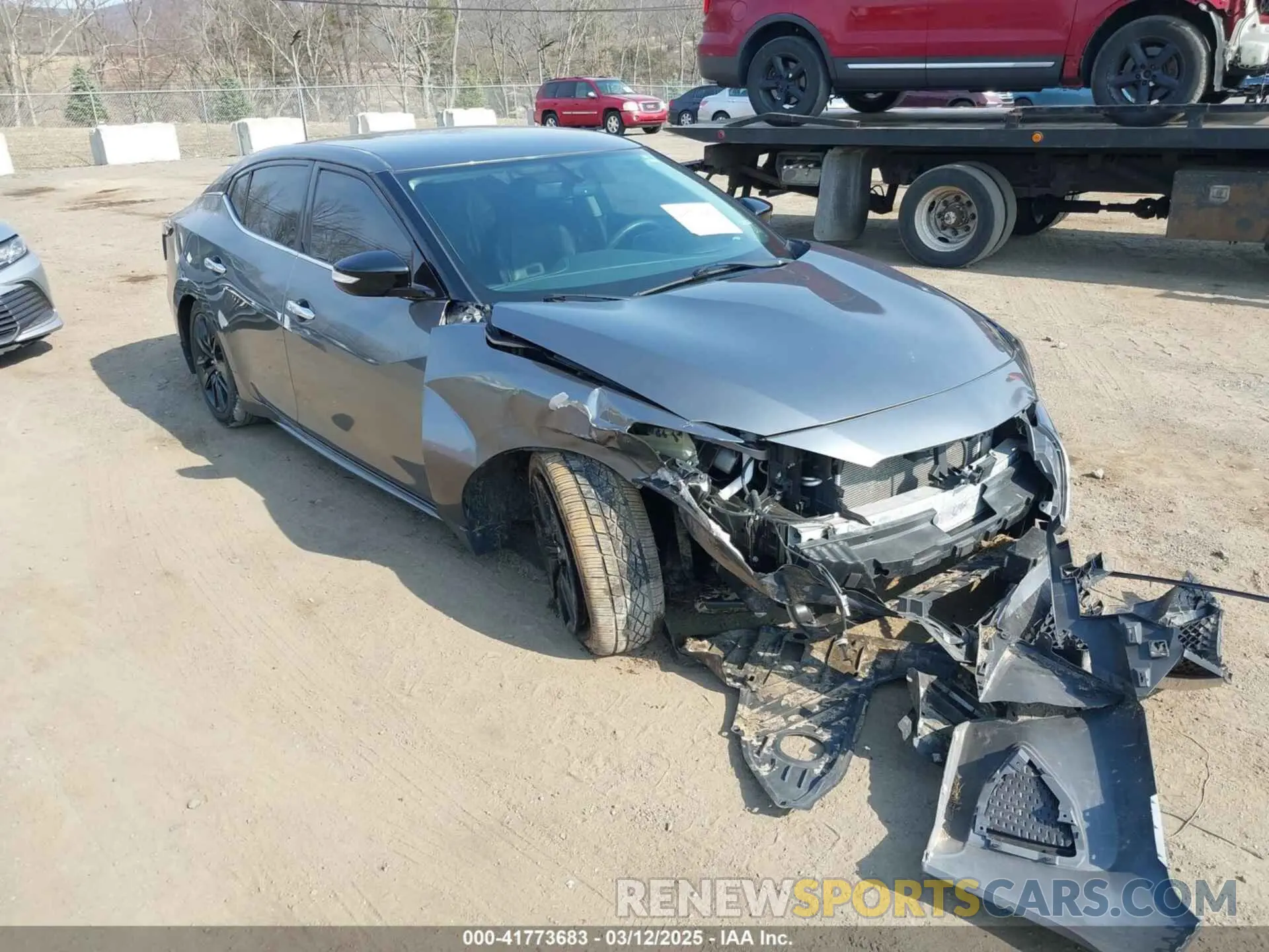 1 Photograph of a damaged car 1N4AA6AV3KC366766 NISSAN MAXIMA 2019