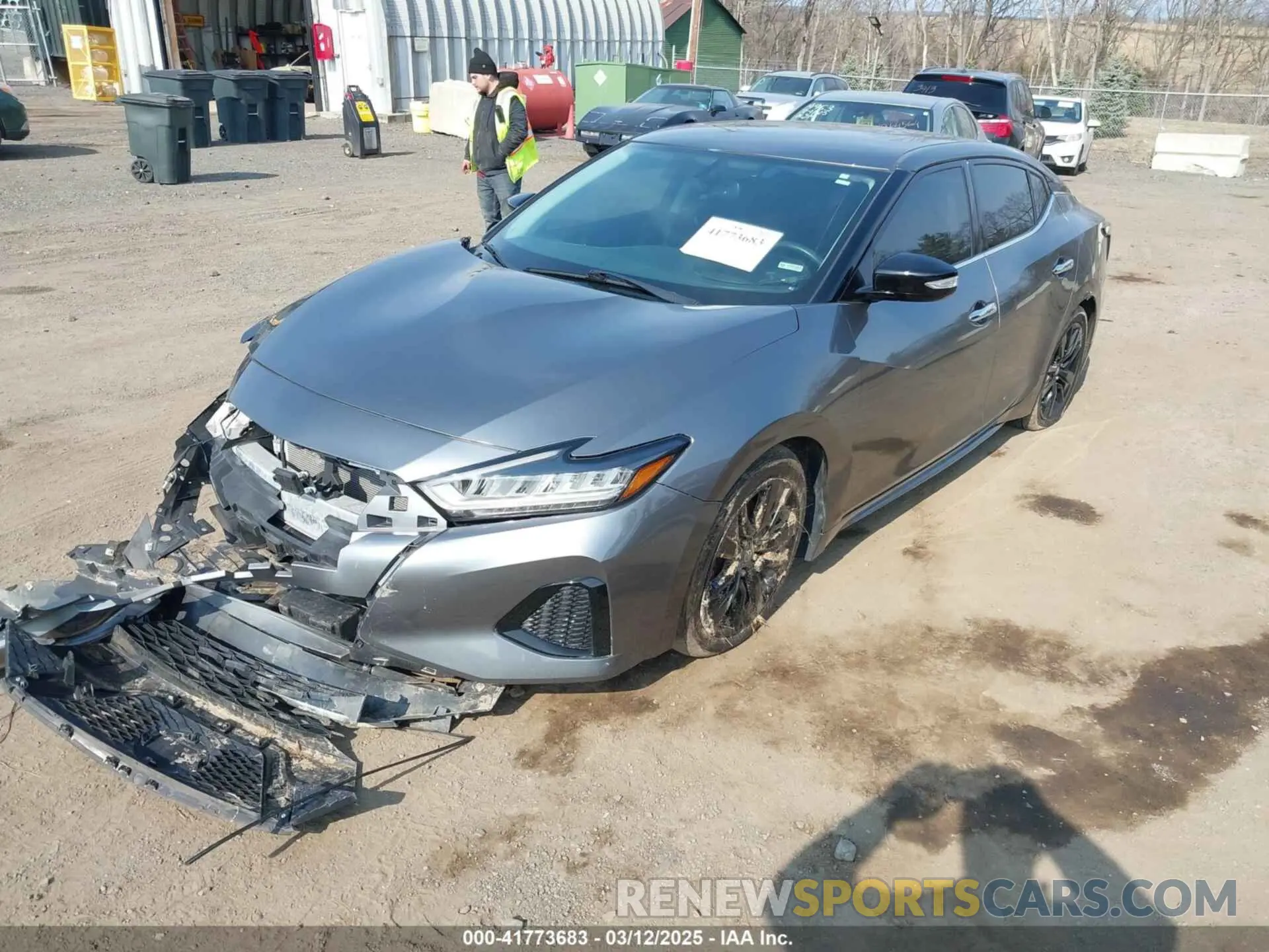2 Photograph of a damaged car 1N4AA6AV3KC366766 NISSAN MAXIMA 2019
