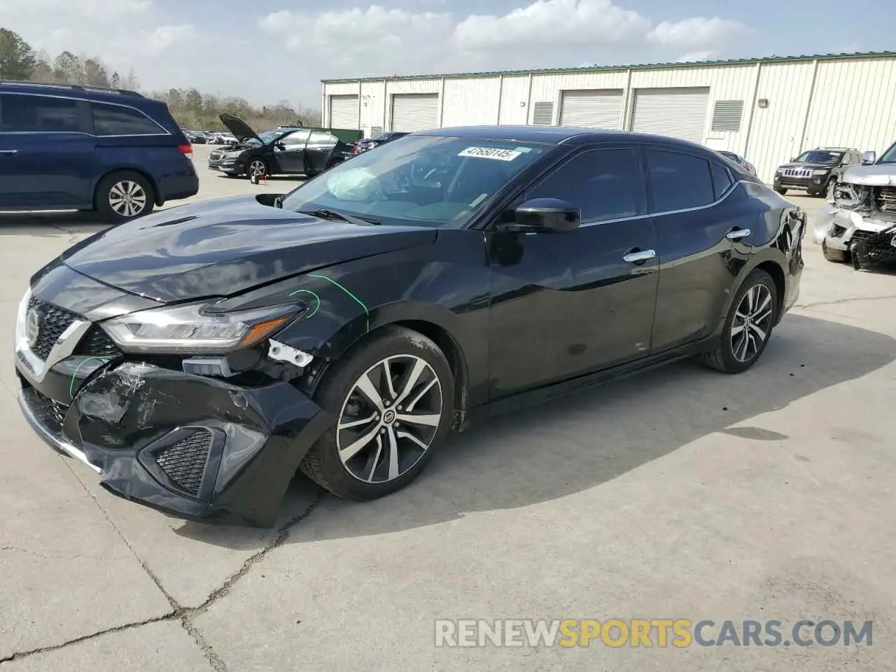 1 Photograph of a damaged car 1N4AA6AV3KC377332 NISSAN MAXIMA 2019