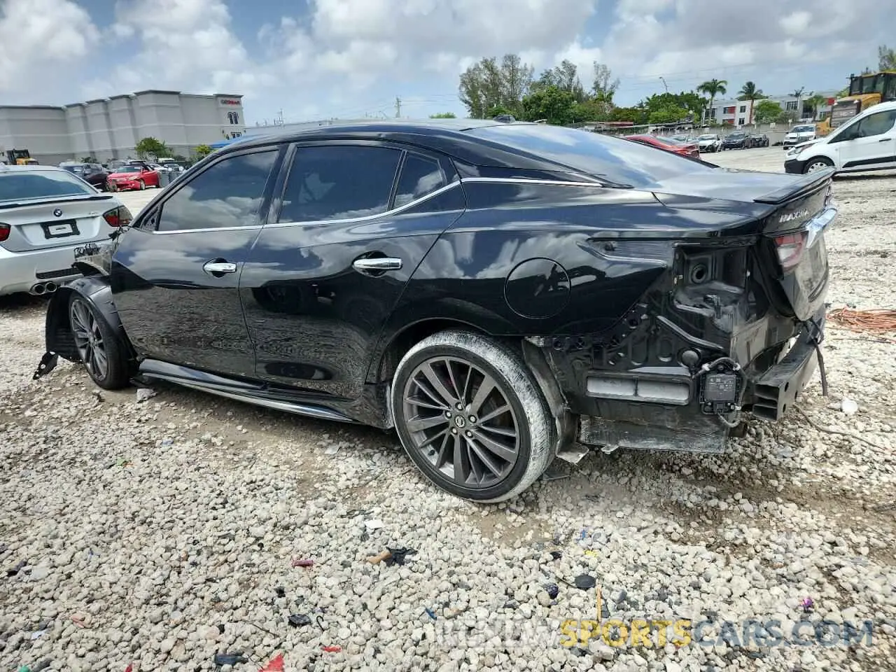 2 Photograph of a damaged car 1N4AA6AV3KC377833 NISSAN MAXIMA 2019