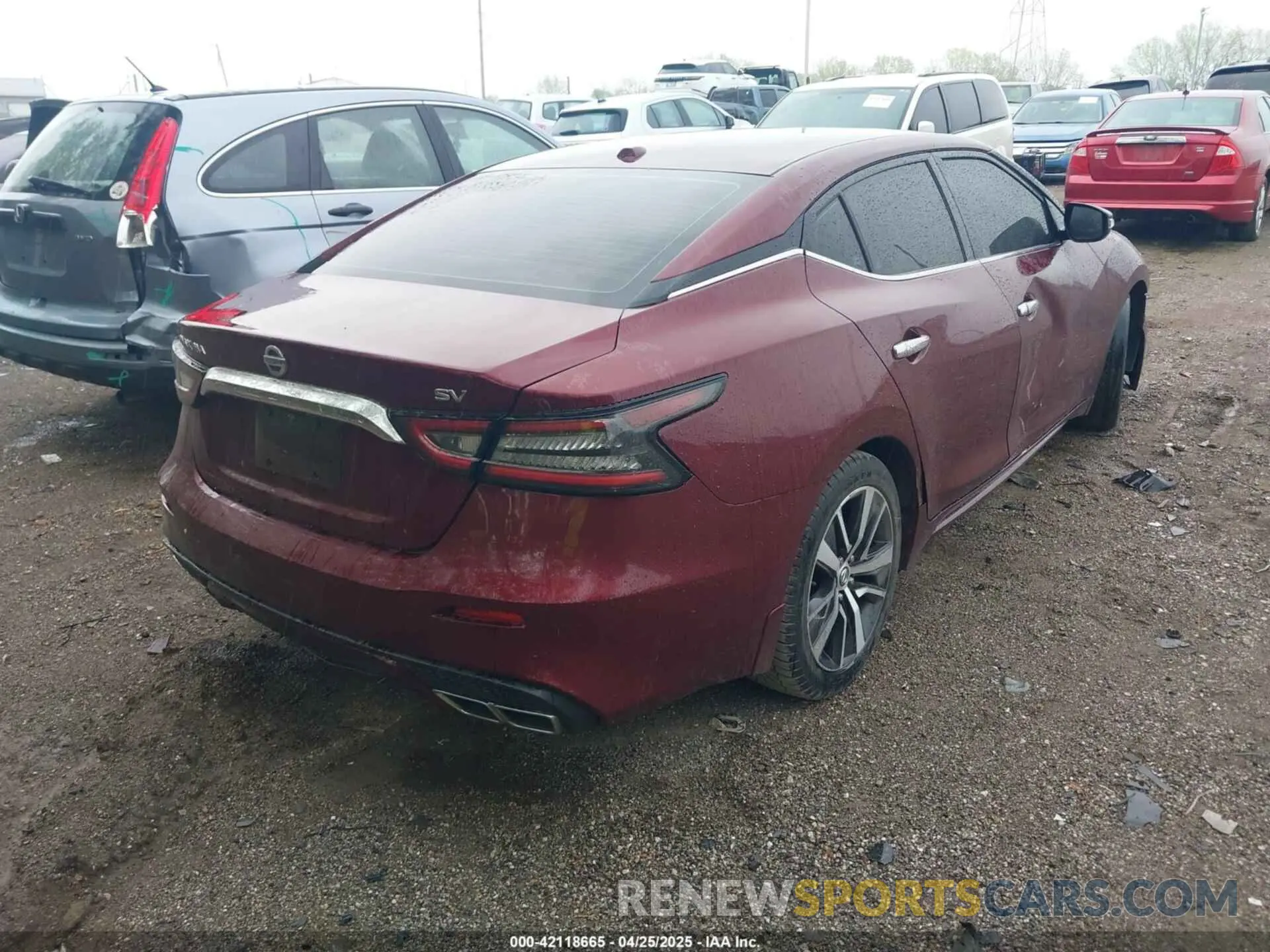 4 Photograph of a damaged car 1N4AA6AV4KC361687 NISSAN MAXIMA 2019
