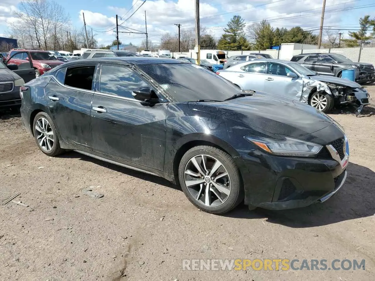 4 Photograph of a damaged car 1N4AA6AV4KC362323 NISSAN MAXIMA 2019