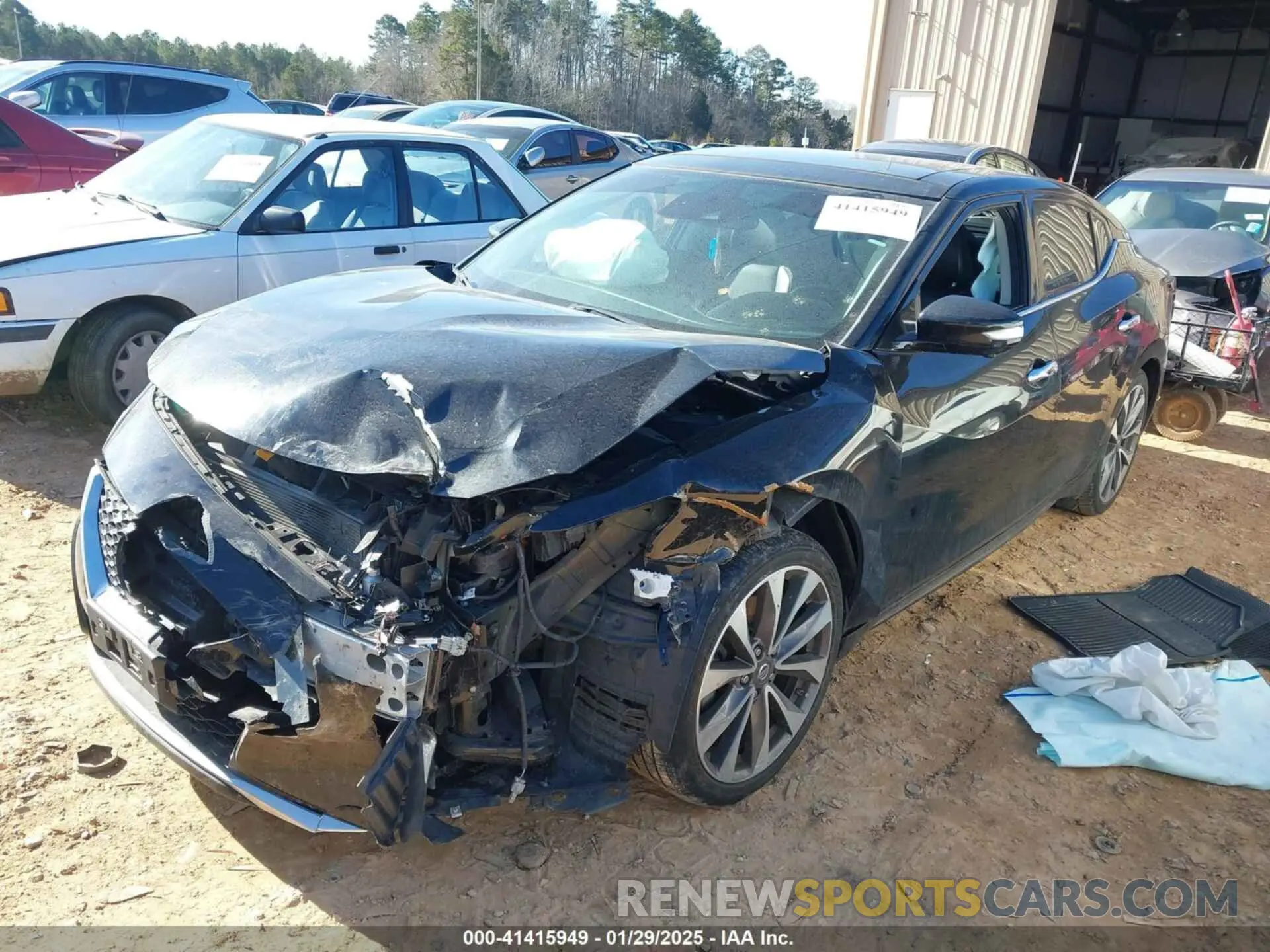 2 Photograph of a damaged car 1N4AA6AV4KC363424 NISSAN MAXIMA 2019