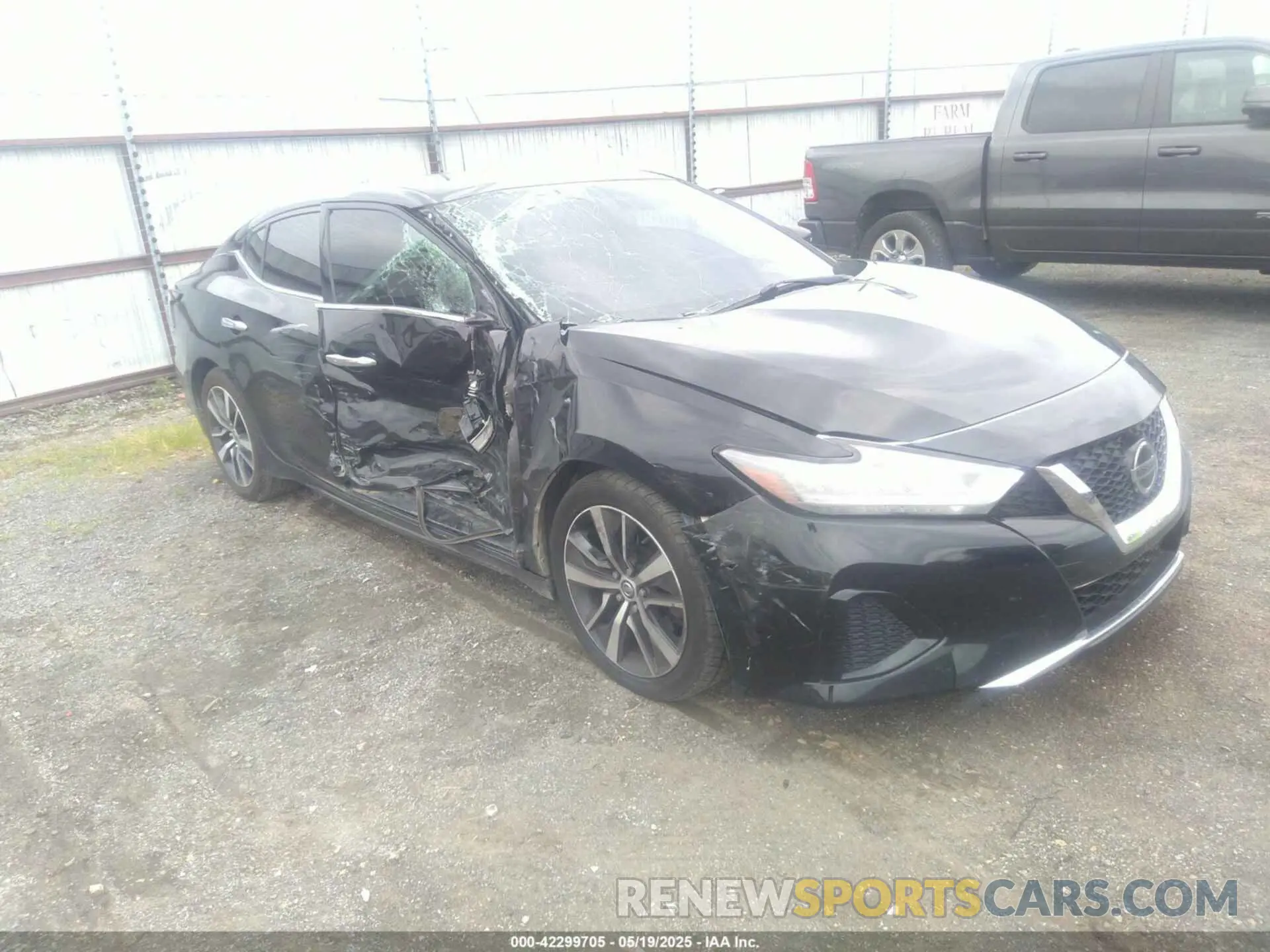1 Photograph of a damaged car 1N4AA6AV4KC366176 NISSAN MAXIMA 2019