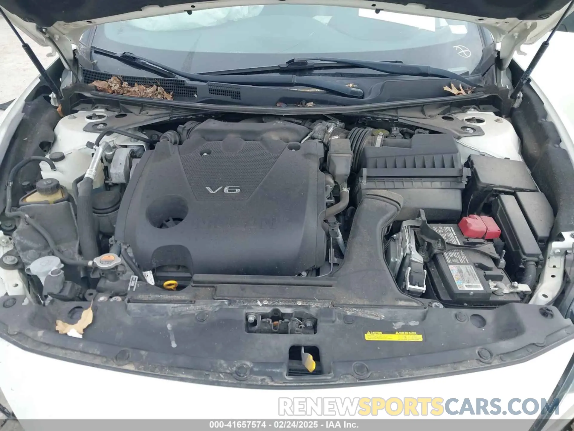 10 Photograph of a damaged car 1N4AA6AV4KC373824 NISSAN MAXIMA 2019
