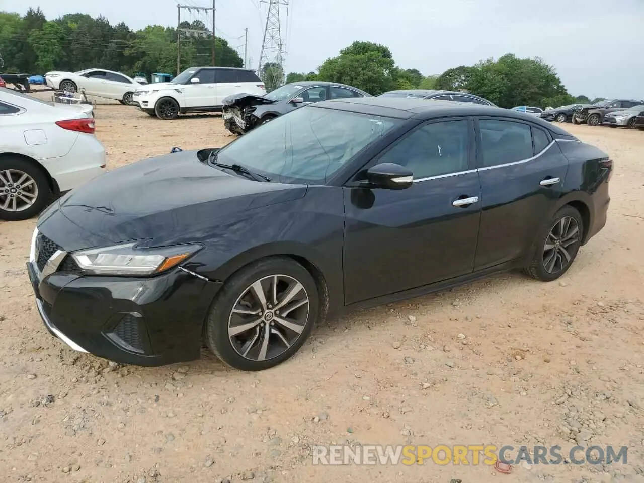 1 Photograph of a damaged car 1N4AA6AV5KC366719 NISSAN MAXIMA 2019