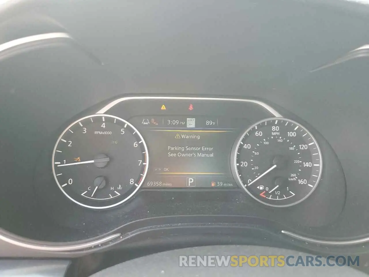 9 Photograph of a damaged car 1N4AA6AV5KC367028 NISSAN MAXIMA 2019