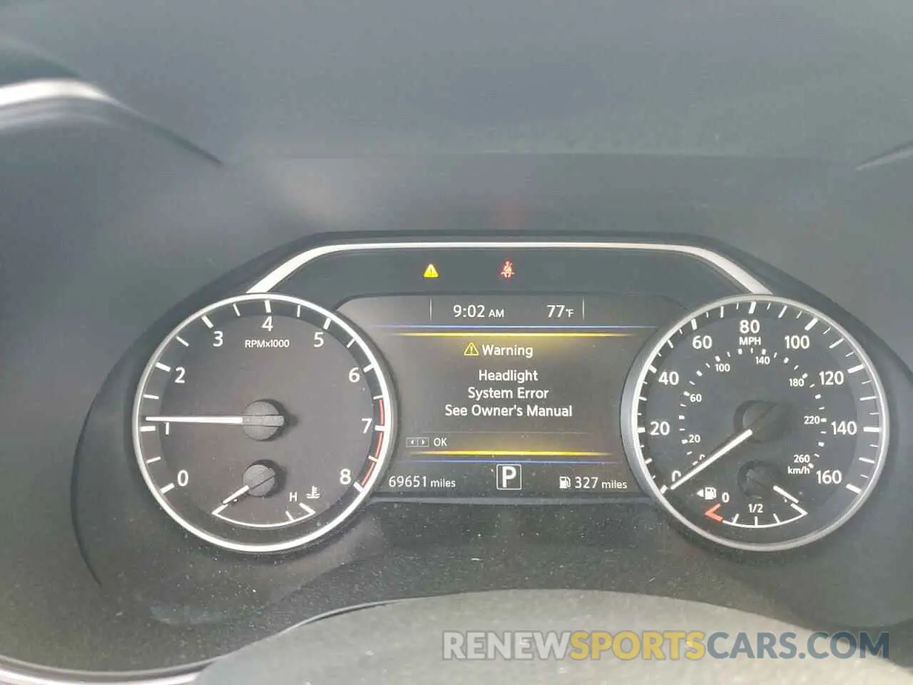 9 Photograph of a damaged car 1N4AA6AV5KC368454 NISSAN MAXIMA 2019