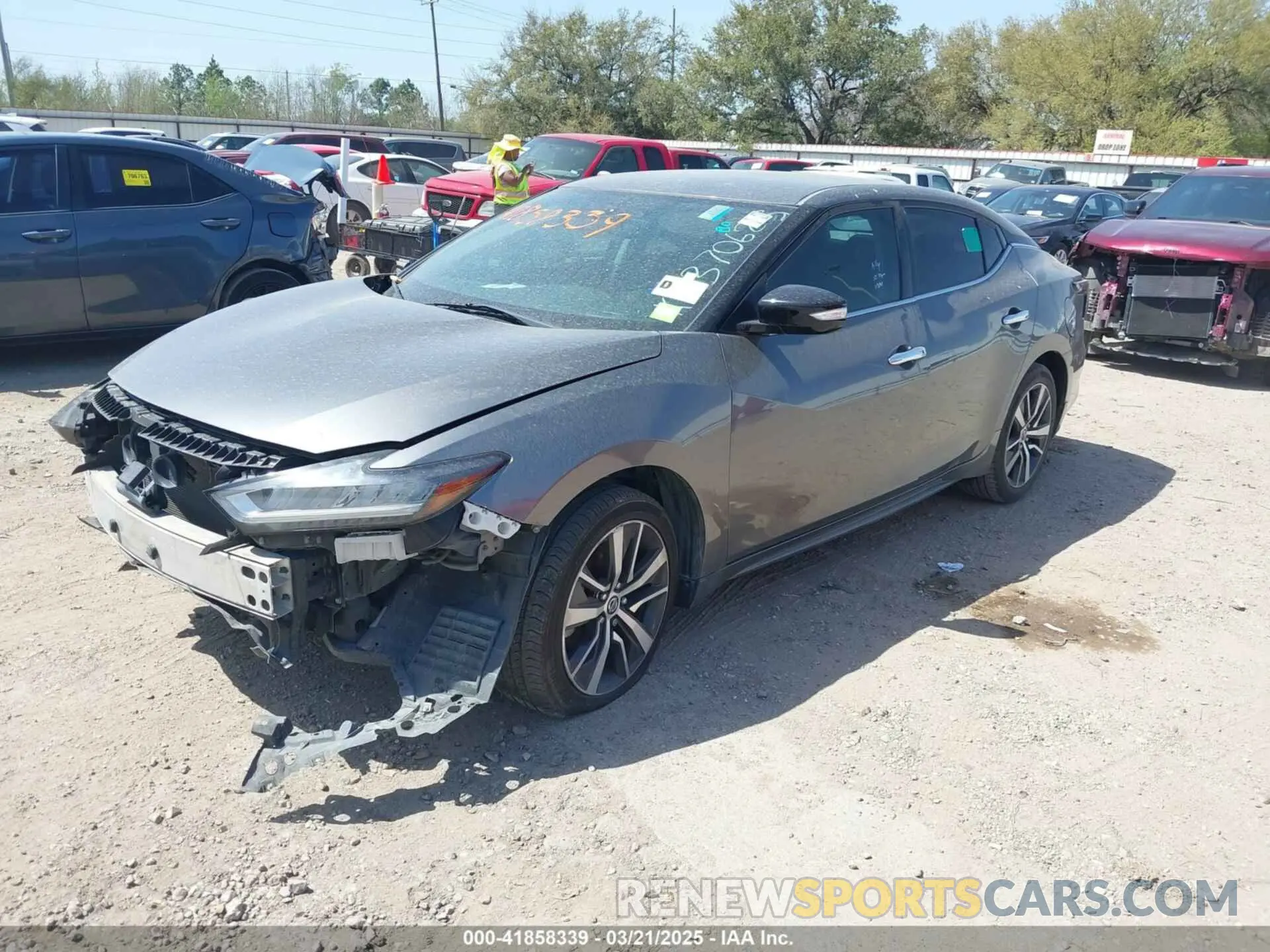 2 Photograph of a damaged car 1N4AA6AV5KC370625 NISSAN MAXIMA 2019