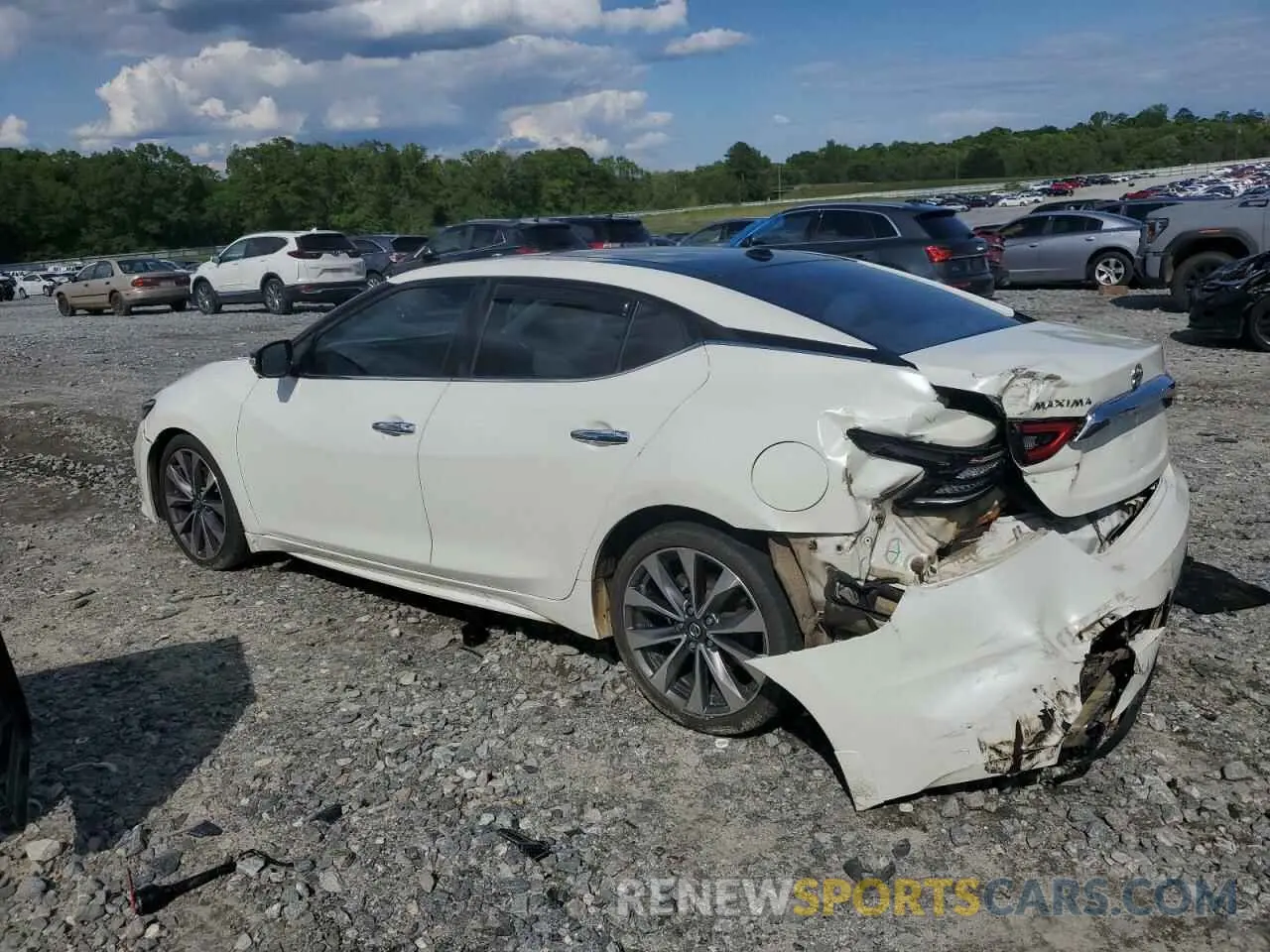 2 Photograph of a damaged car 1N4AA6AV5KC375016 NISSAN MAXIMA 2019