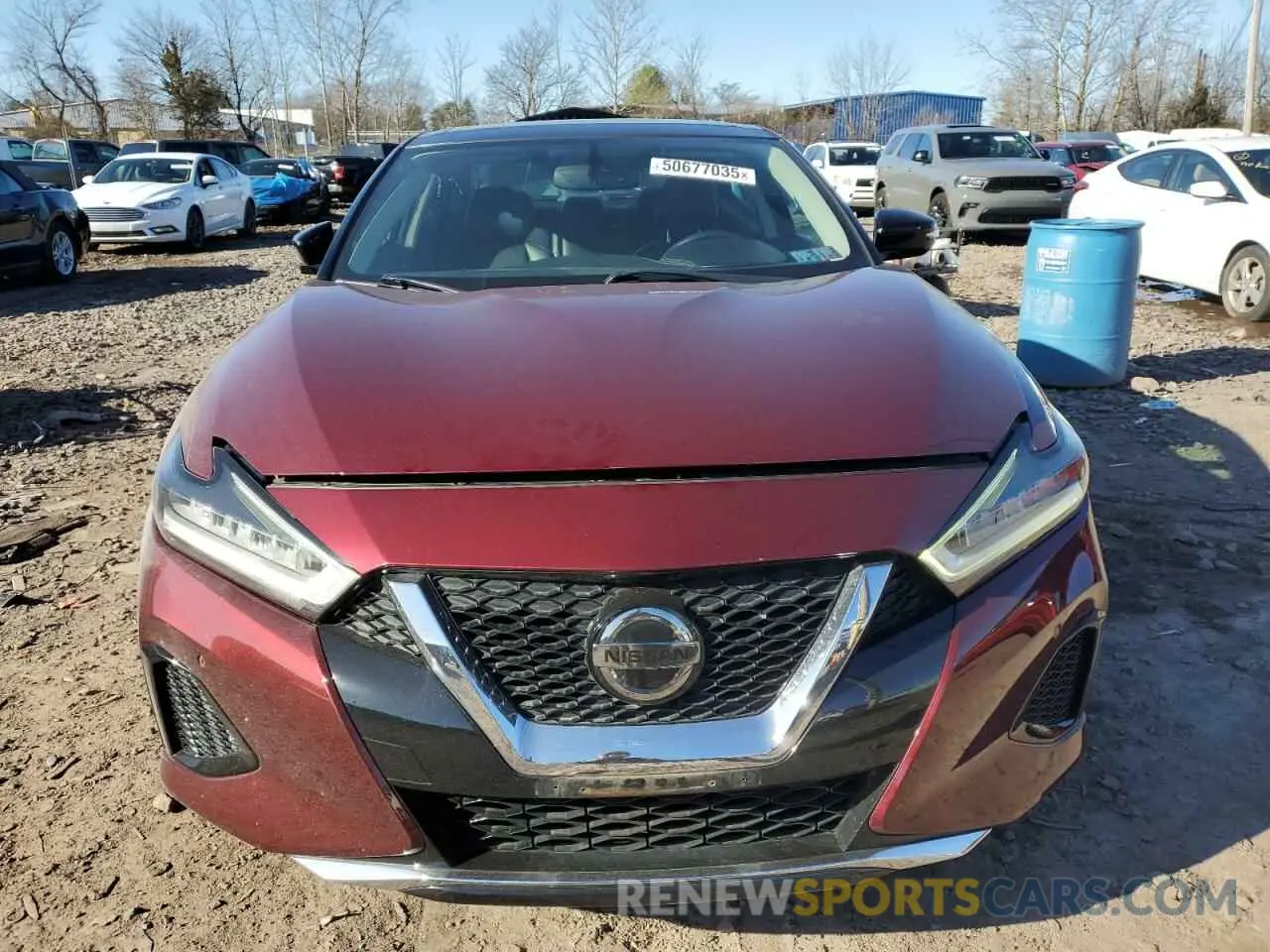 5 Photograph of a damaged car 1N4AA6AV5KC375520 NISSAN MAXIMA 2019