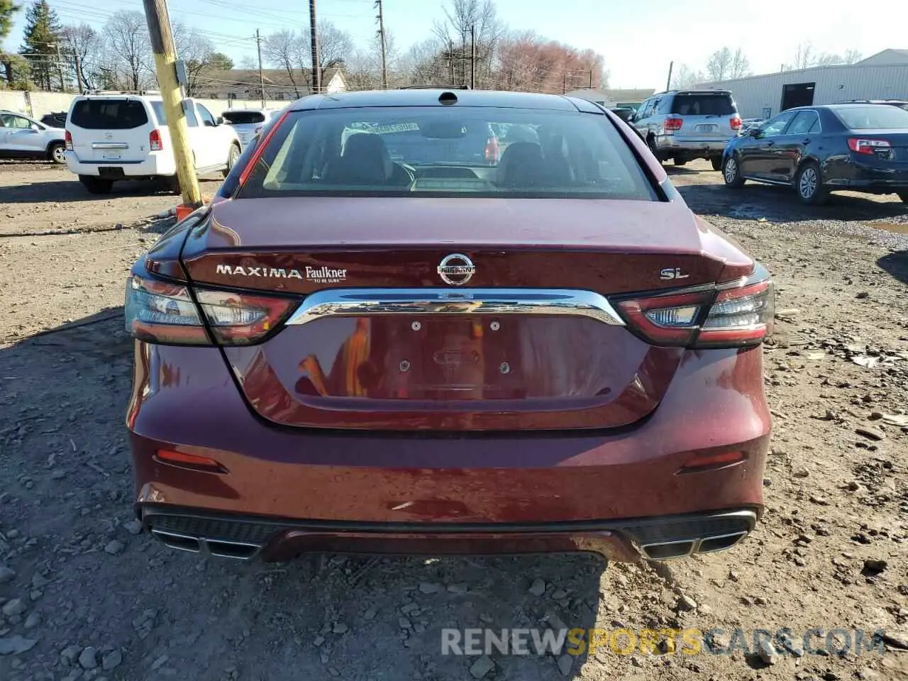 6 Photograph of a damaged car 1N4AA6AV5KC375520 NISSAN MAXIMA 2019