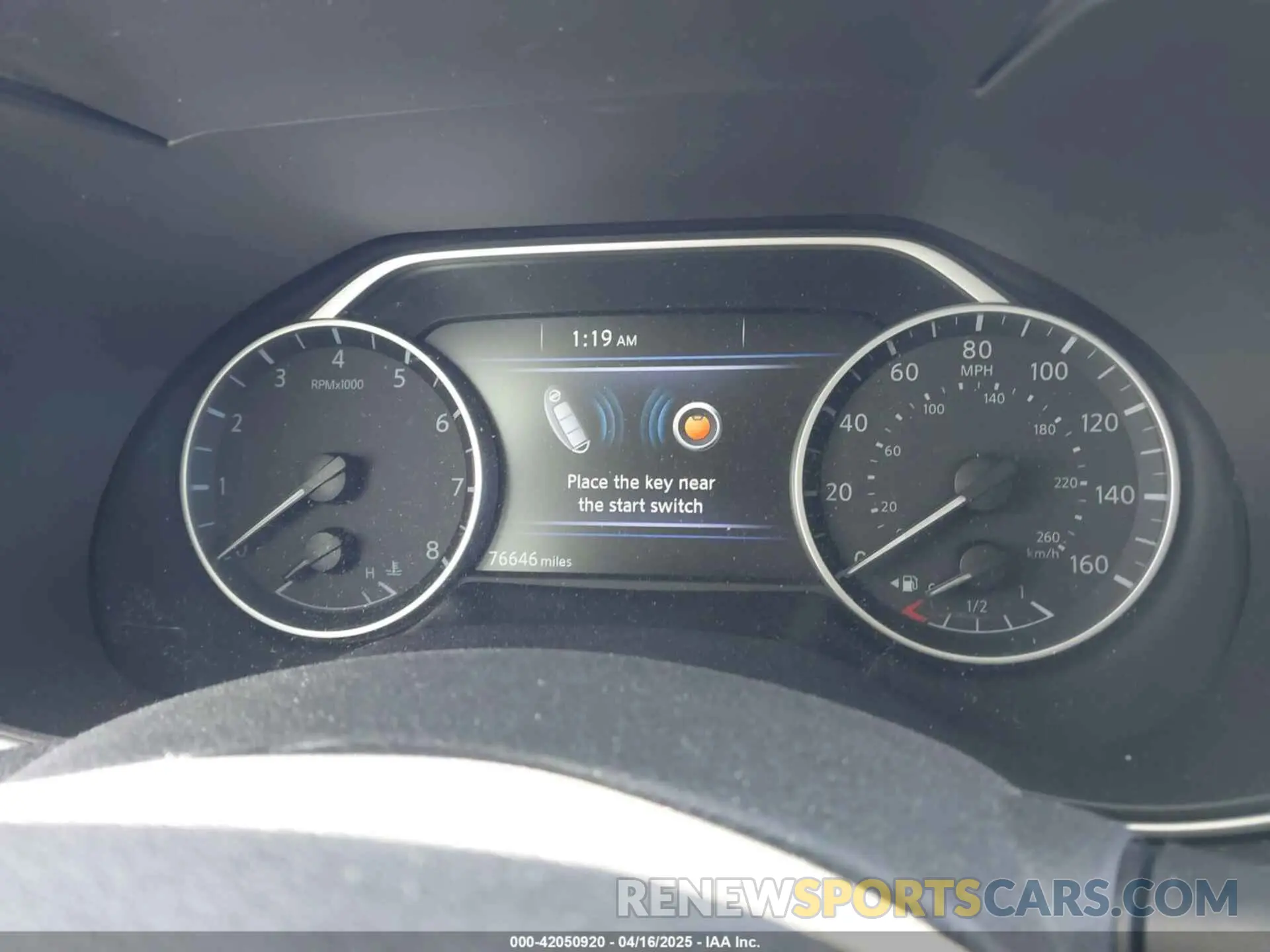 7 Photograph of a damaged car 1N4AA6AV5KC376053 NISSAN MAXIMA 2019