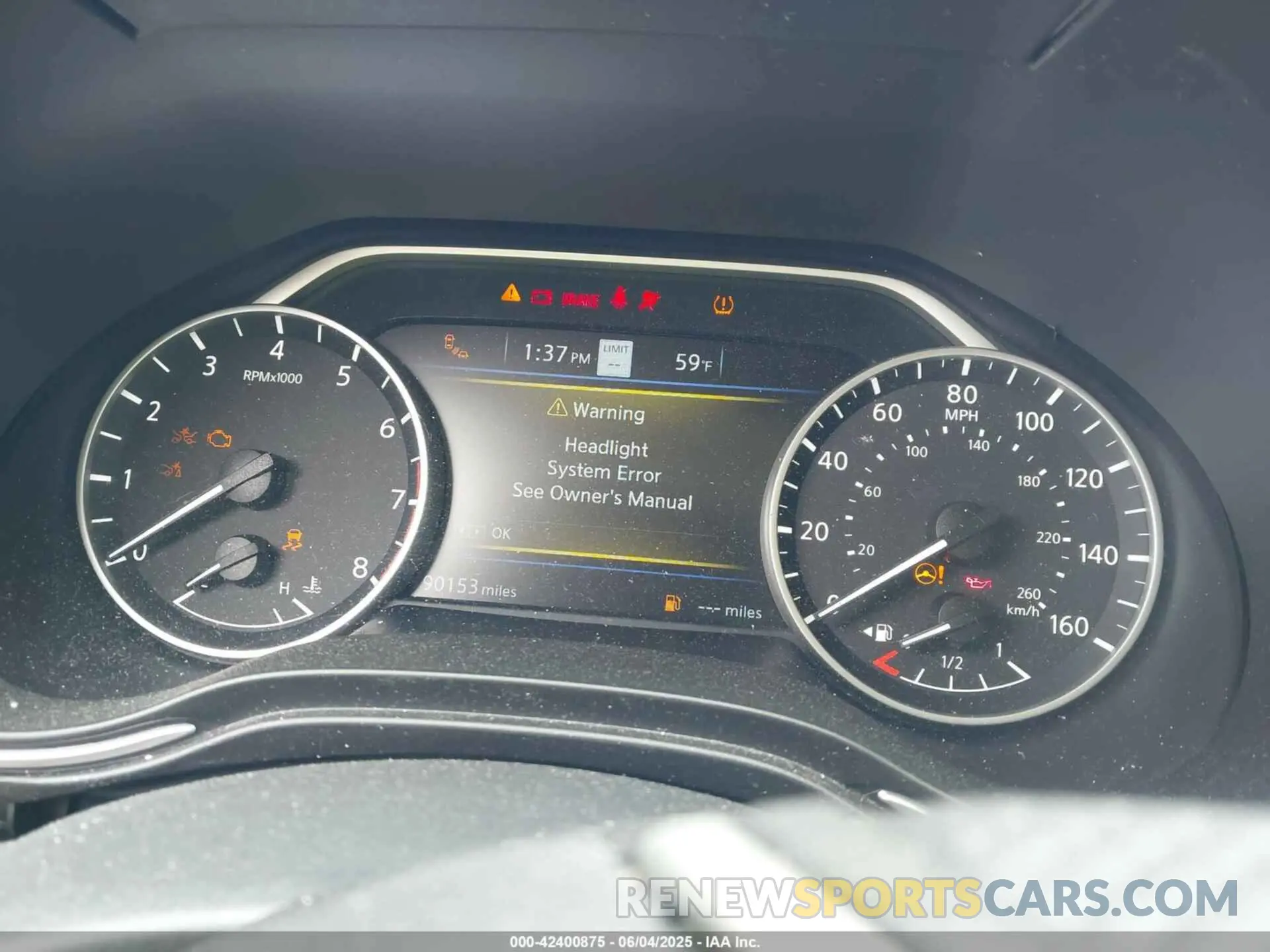 7 Photograph of a damaged car 1N4AA6AV5KC381057 NISSAN MAXIMA 2019