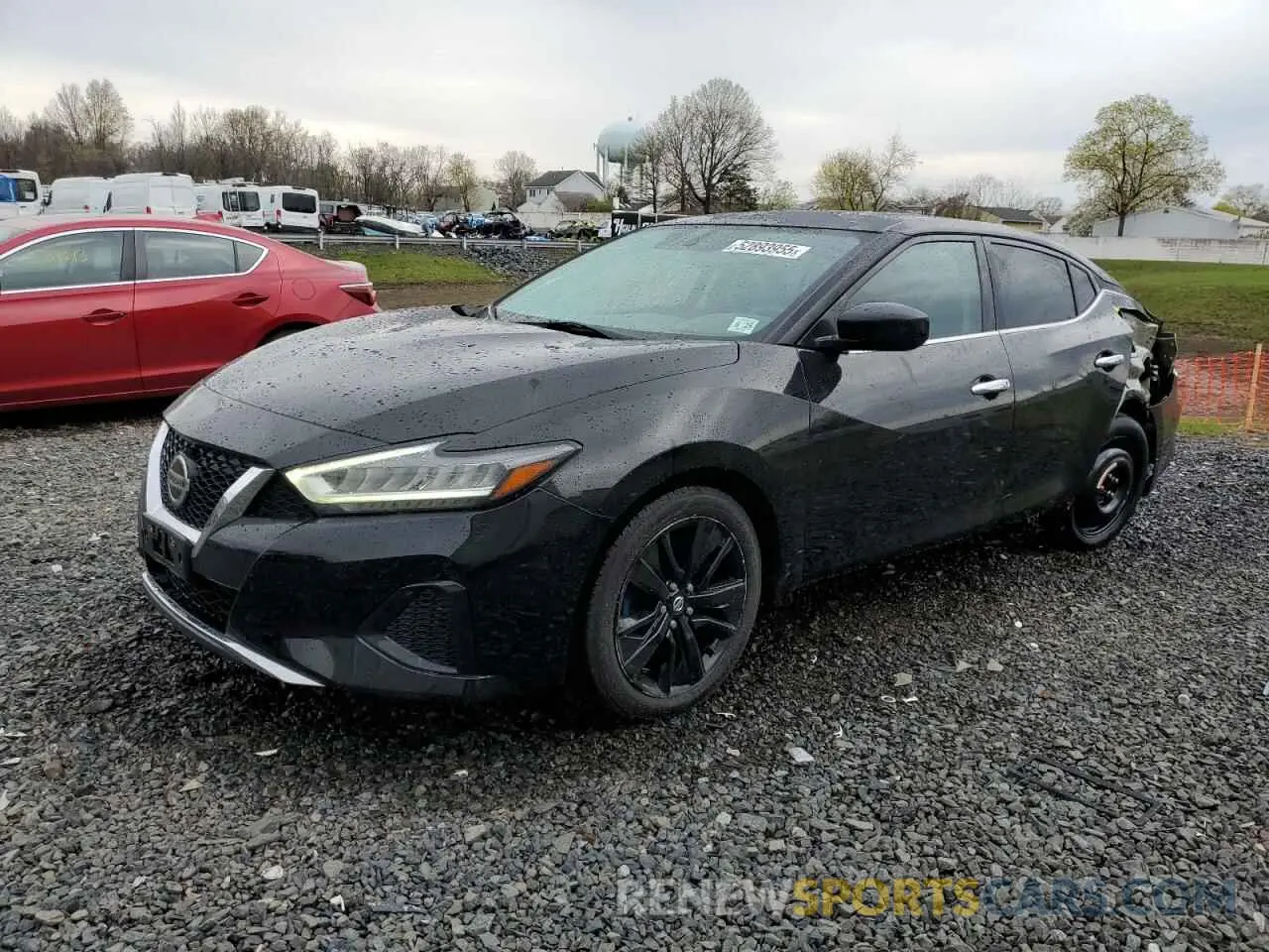 1 Photograph of a damaged car 1N4AA6AV5KC383584 NISSAN MAXIMA 2019