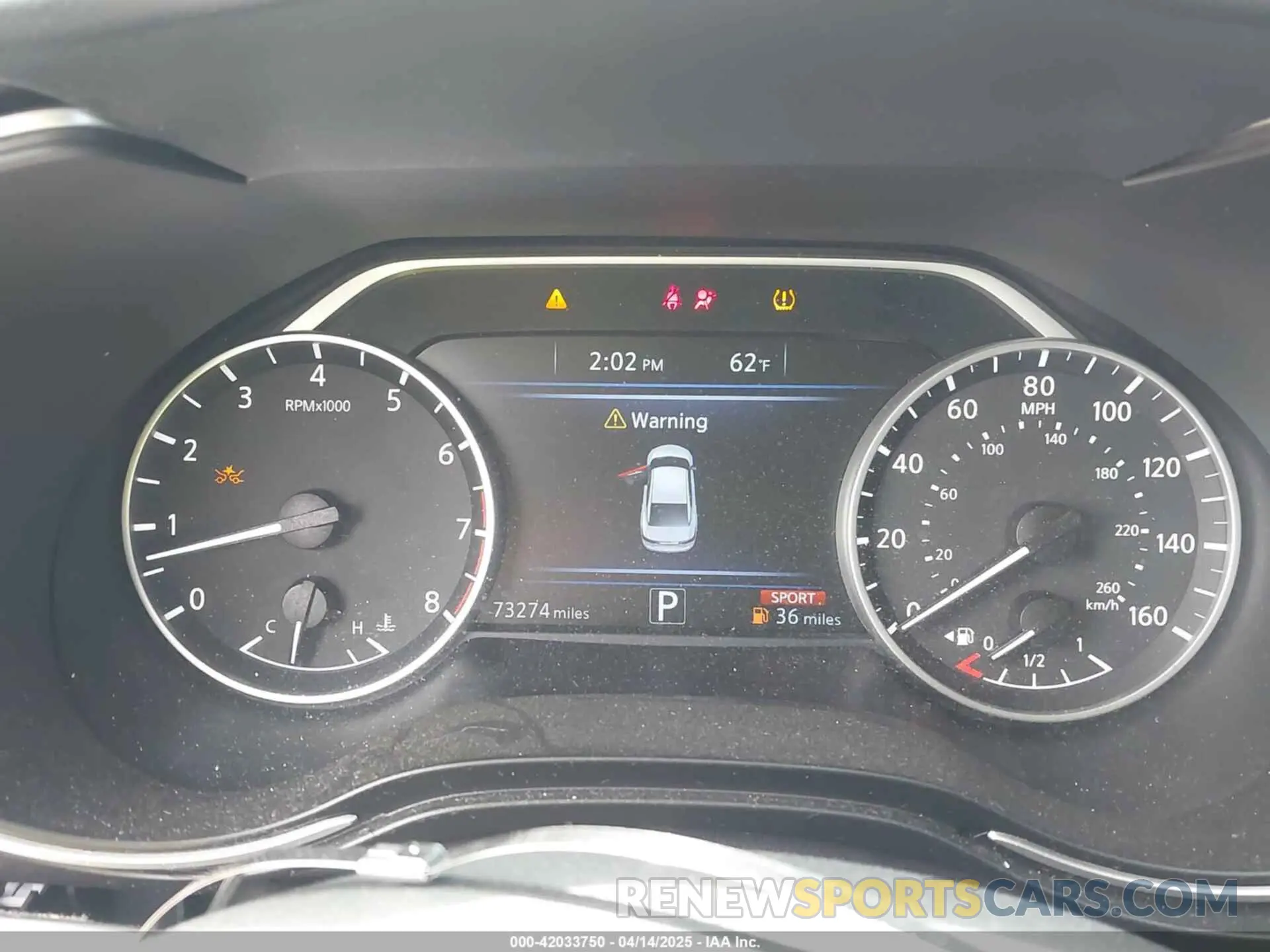 7 Photograph of a damaged car 1N4AA6AV5KC384217 NISSAN MAXIMA 2019