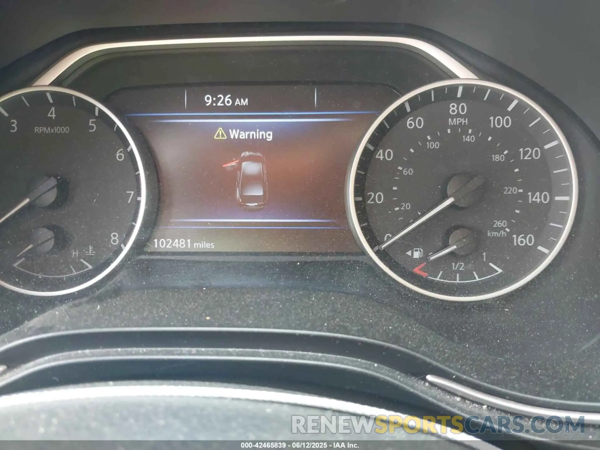7 Photograph of a damaged car 1N4AA6AV6KC360167 NISSAN MAXIMA 2019