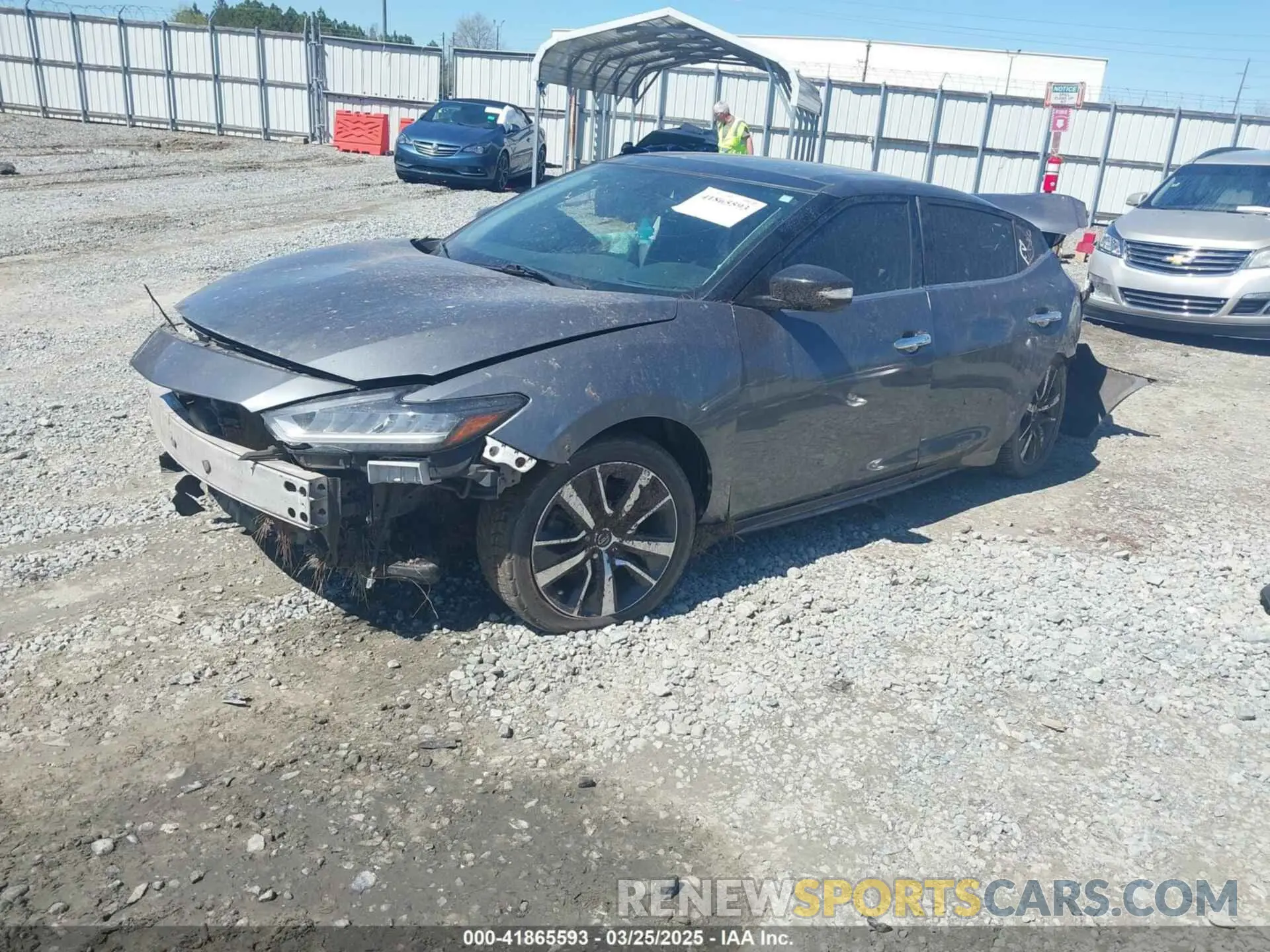 2 Photograph of a damaged car 1N4AA6AV6KC364994 NISSAN MAXIMA 2019