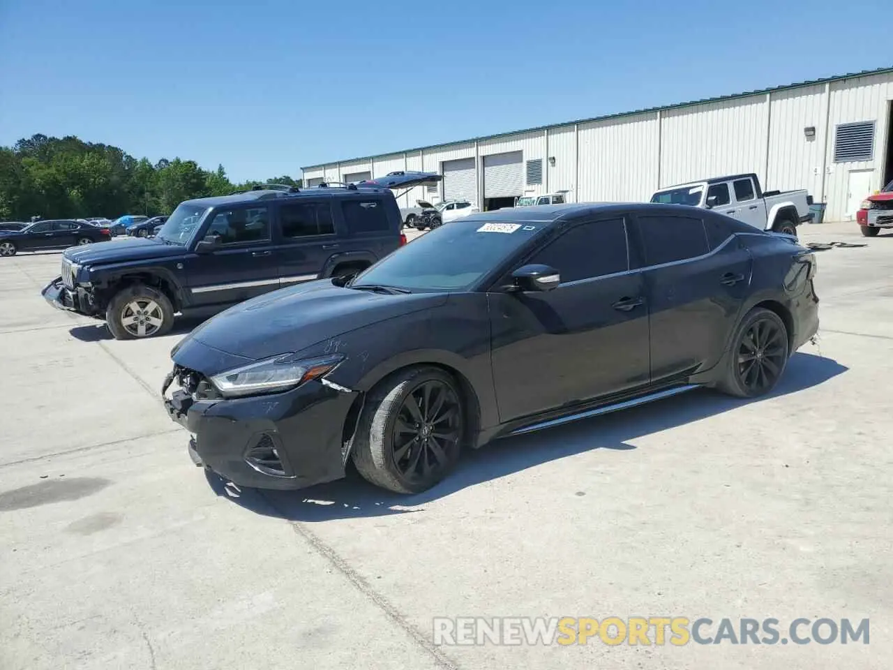 1 Photograph of a damaged car 1N4AA6AV6KC381908 NISSAN MAXIMA 2019