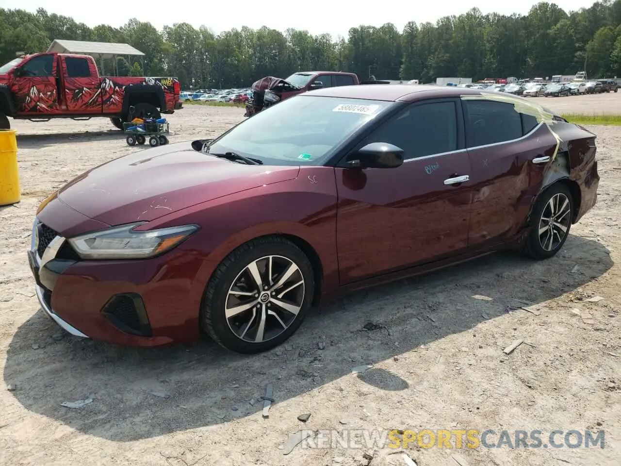 1 Photograph of a damaged car 1N4AA6AV6KC382590 NISSAN MAXIMA 2019