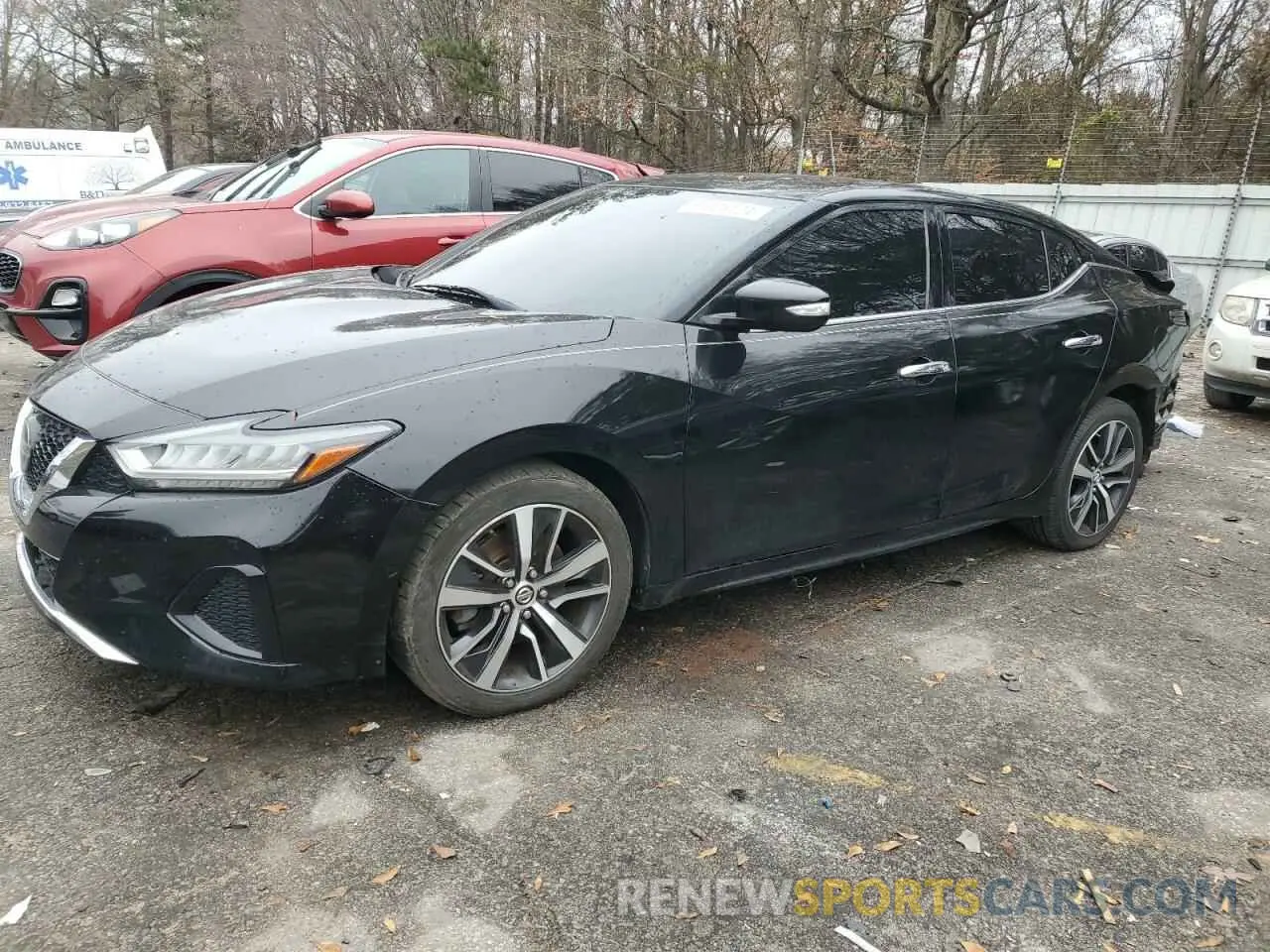 1 Photograph of a damaged car 1N4AA6AV7KC361599 NISSAN MAXIMA 2019