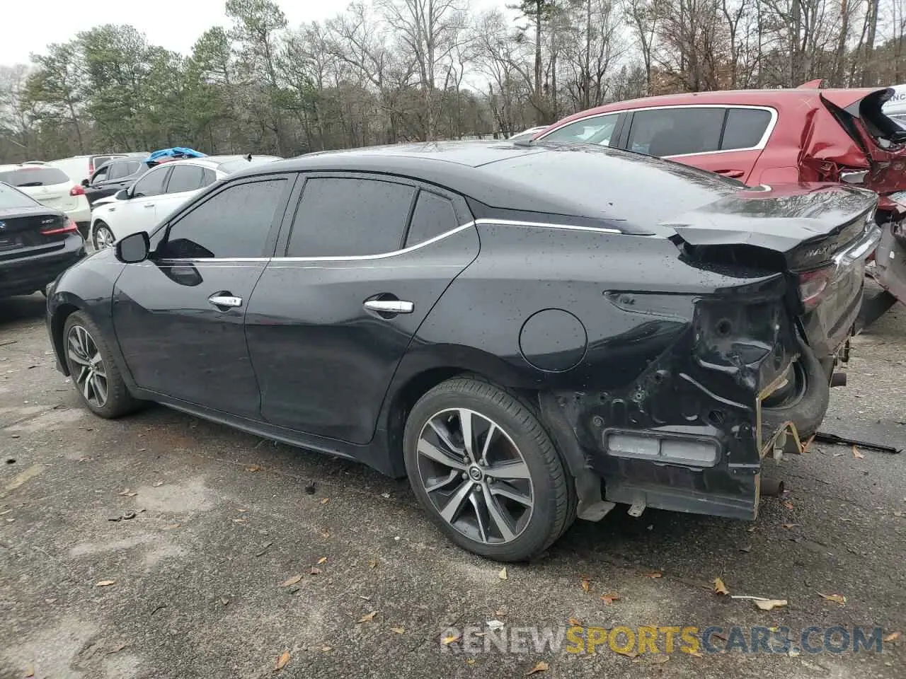 2 Photograph of a damaged car 1N4AA6AV7KC361599 NISSAN MAXIMA 2019