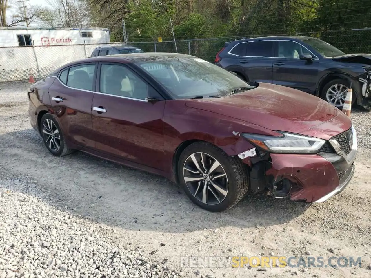 4 Photograph of a damaged car 1N4AA6AV7KC375521 NISSAN MAXIMA 2019
