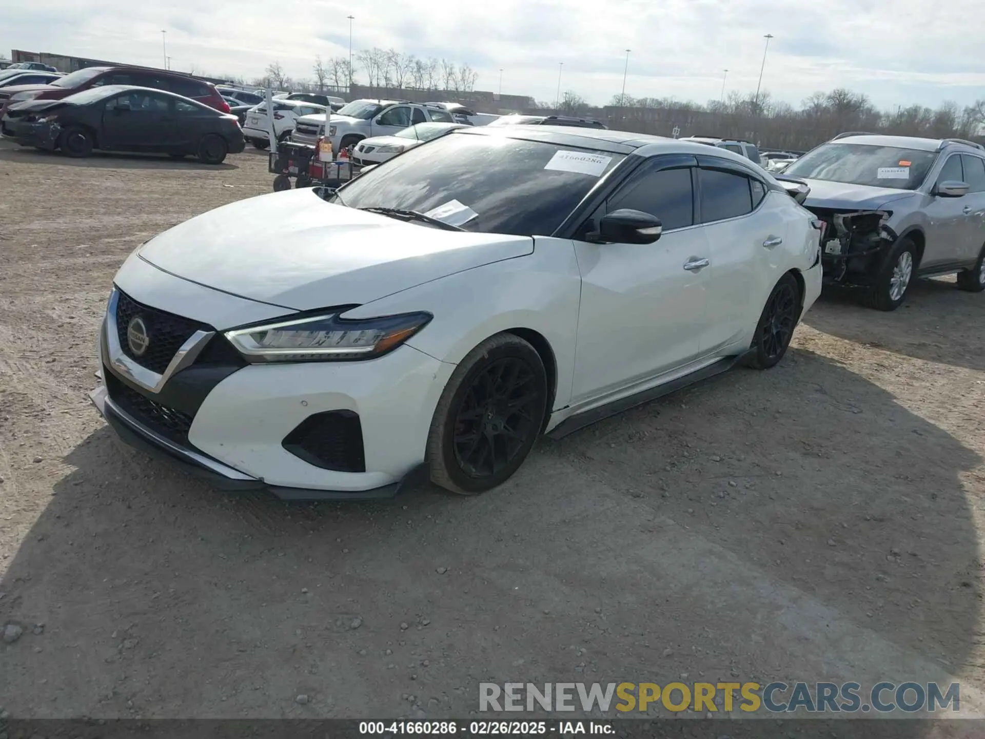 2 Photograph of a damaged car 1N4AA6AV7KC383974 NISSAN MAXIMA 2019