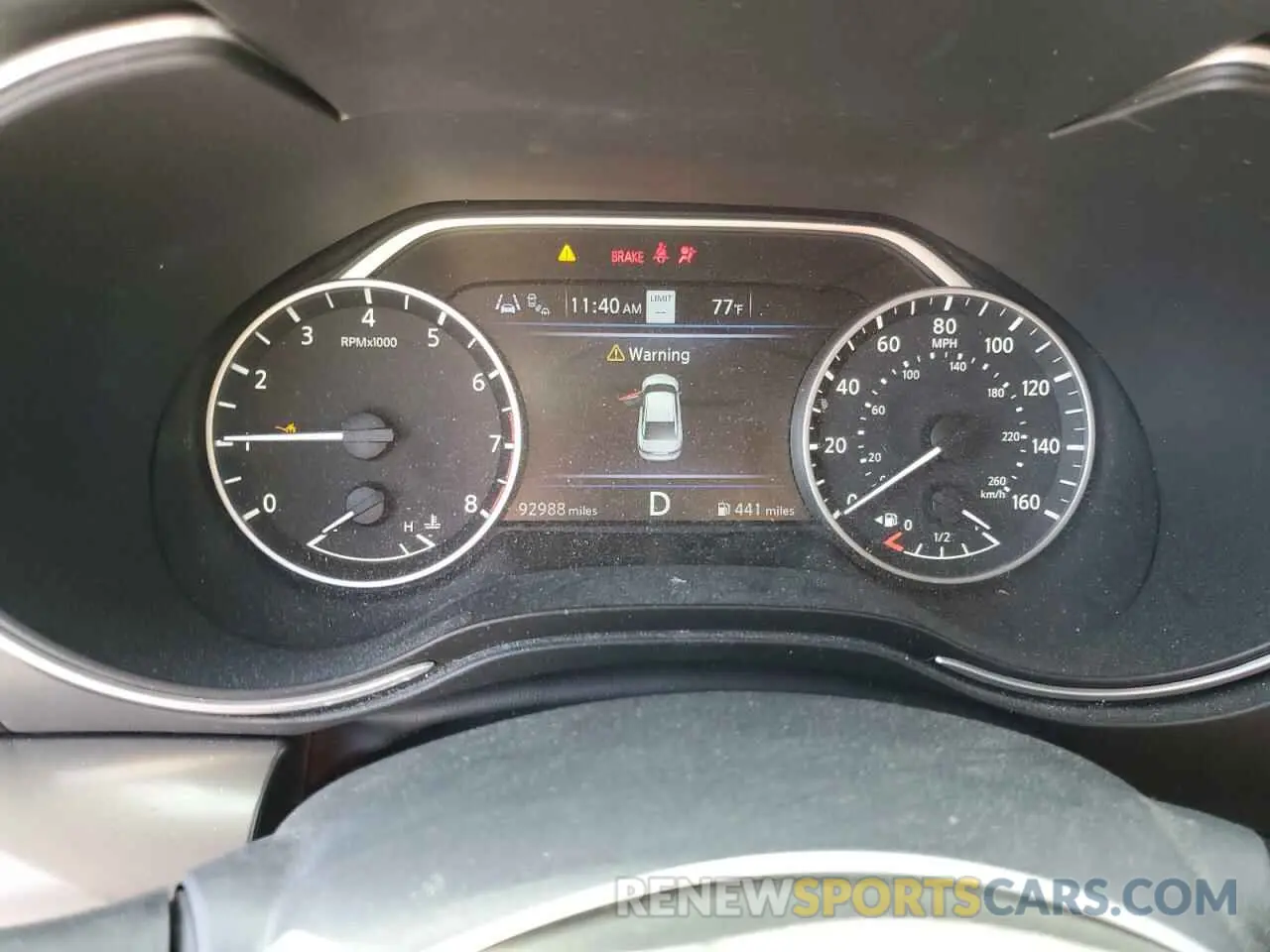 9 Photograph of a damaged car 1N4AA6AV8KC362471 NISSAN MAXIMA 2019