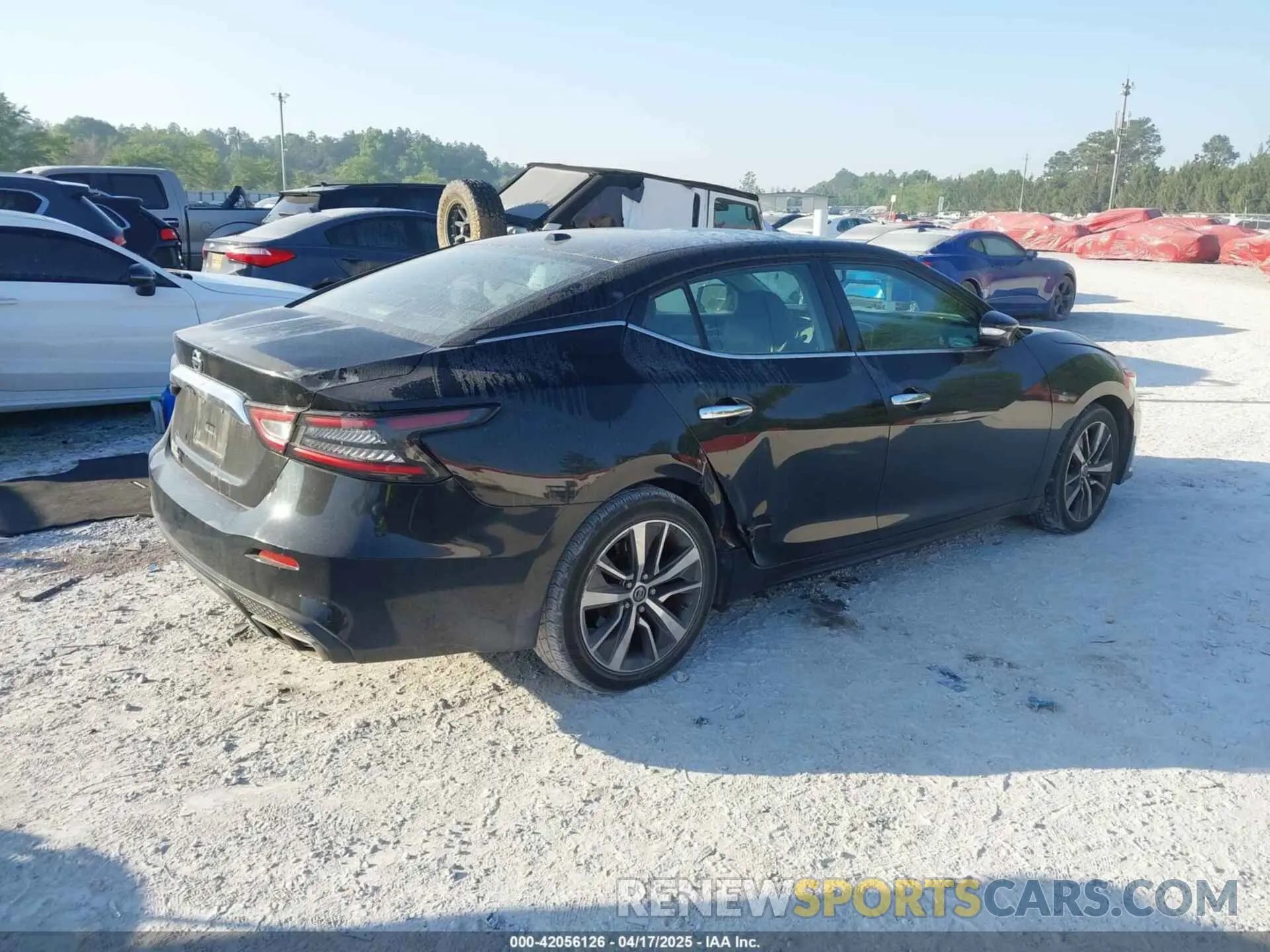 4 Photograph of a damaged car 1N4AA6AV8KC376936 NISSAN MAXIMA 2019