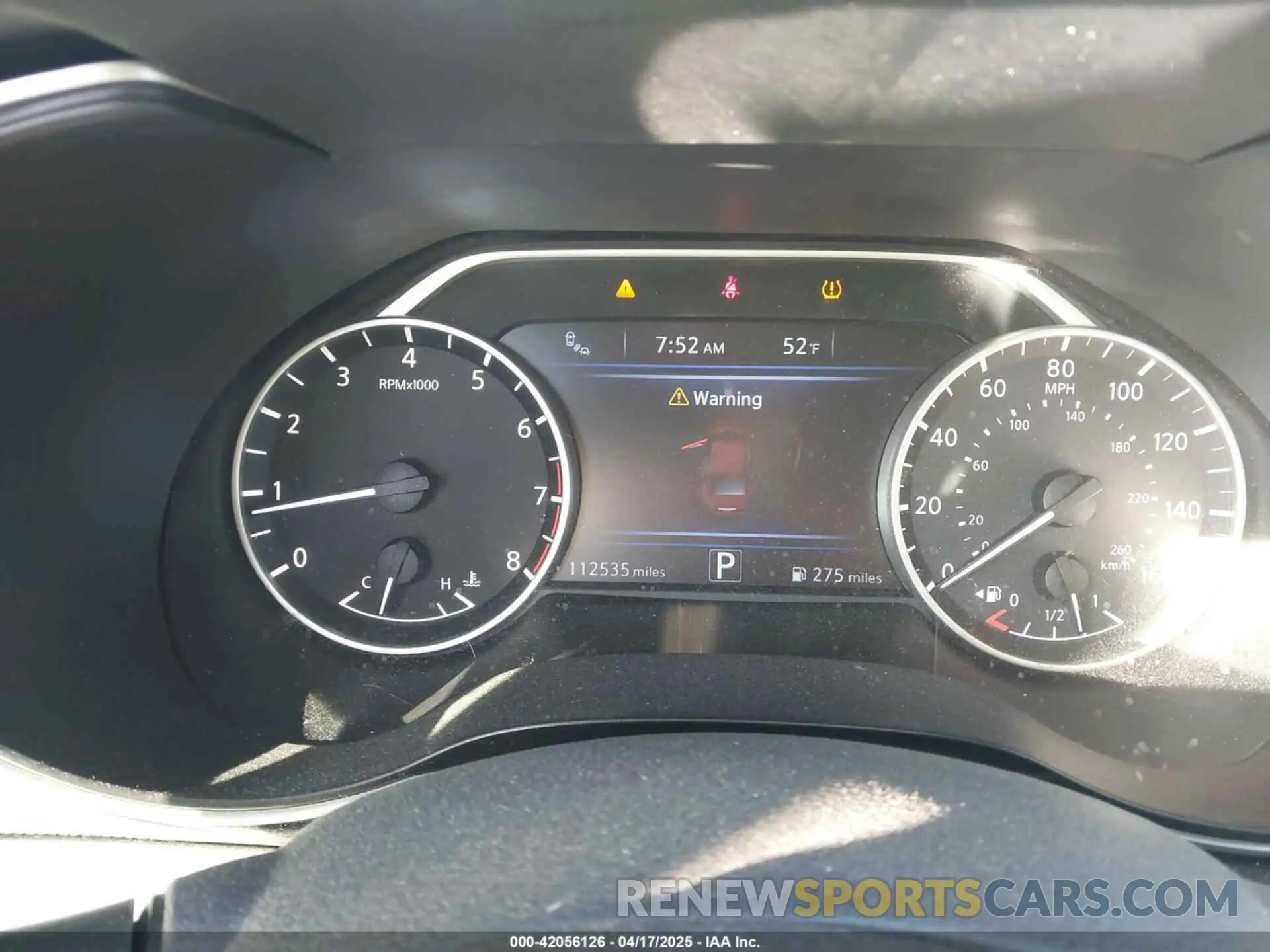 7 Photograph of a damaged car 1N4AA6AV8KC376936 NISSAN MAXIMA 2019