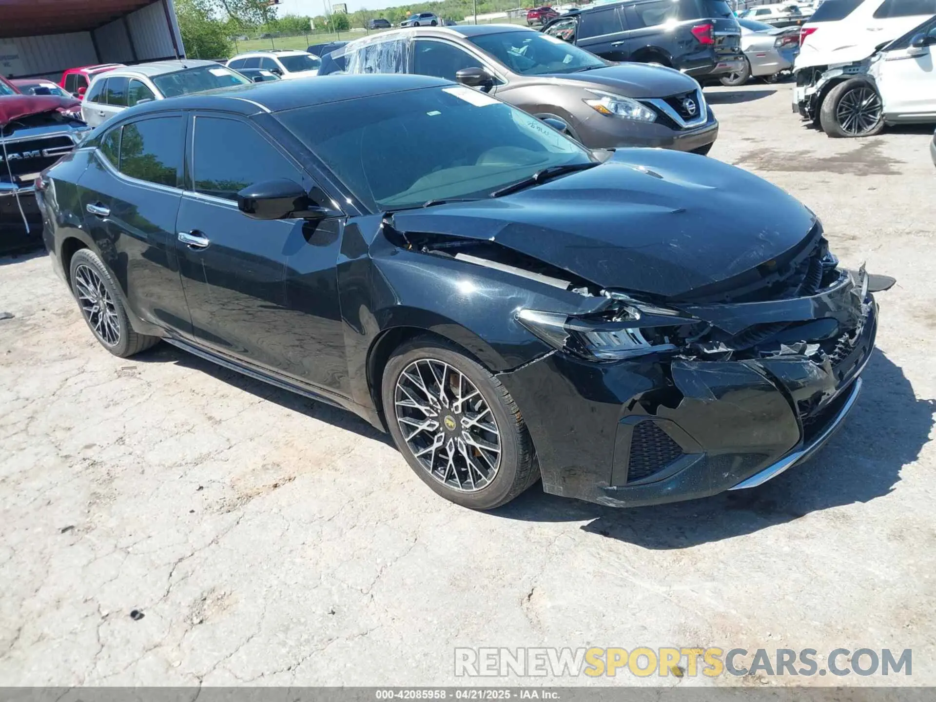 1 Photograph of a damaged car 1N4AA6AV8KC379464 NISSAN MAXIMA 2019