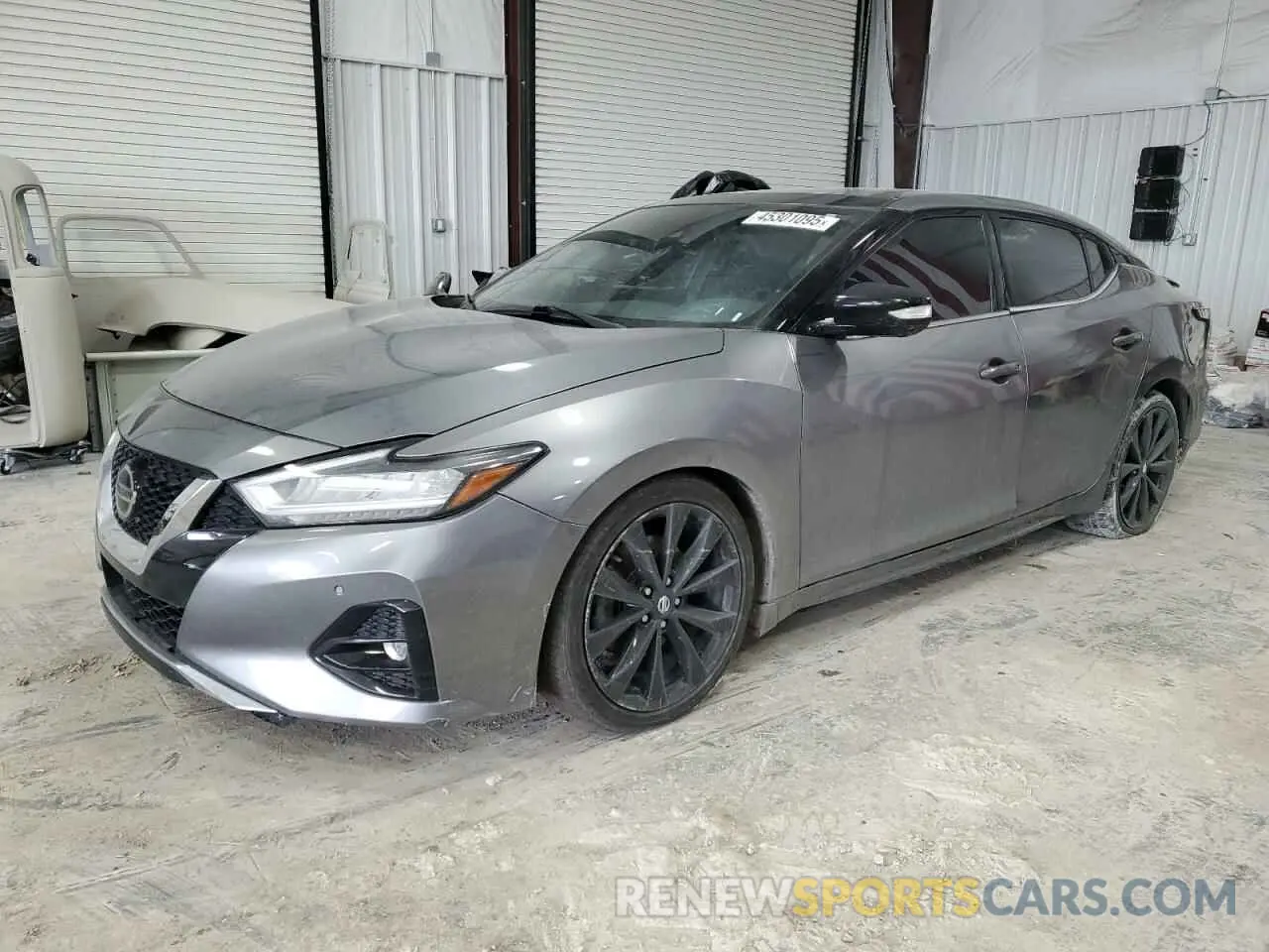 1 Photograph of a damaged car 1N4AA6AV8KC383305 NISSAN MAXIMA 2019