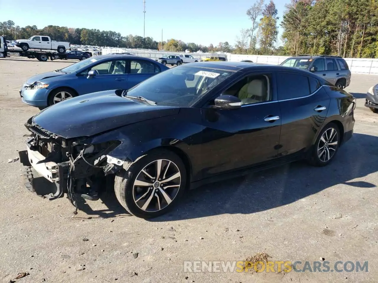 1 Photograph of a damaged car 1N4AA6AV9KC370210 NISSAN MAXIMA 2019