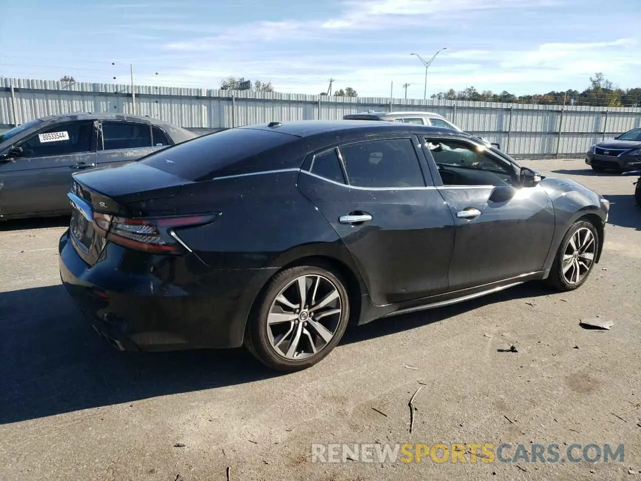 3 Photograph of a damaged car 1N4AA6AV9KC370210 NISSAN MAXIMA 2019
