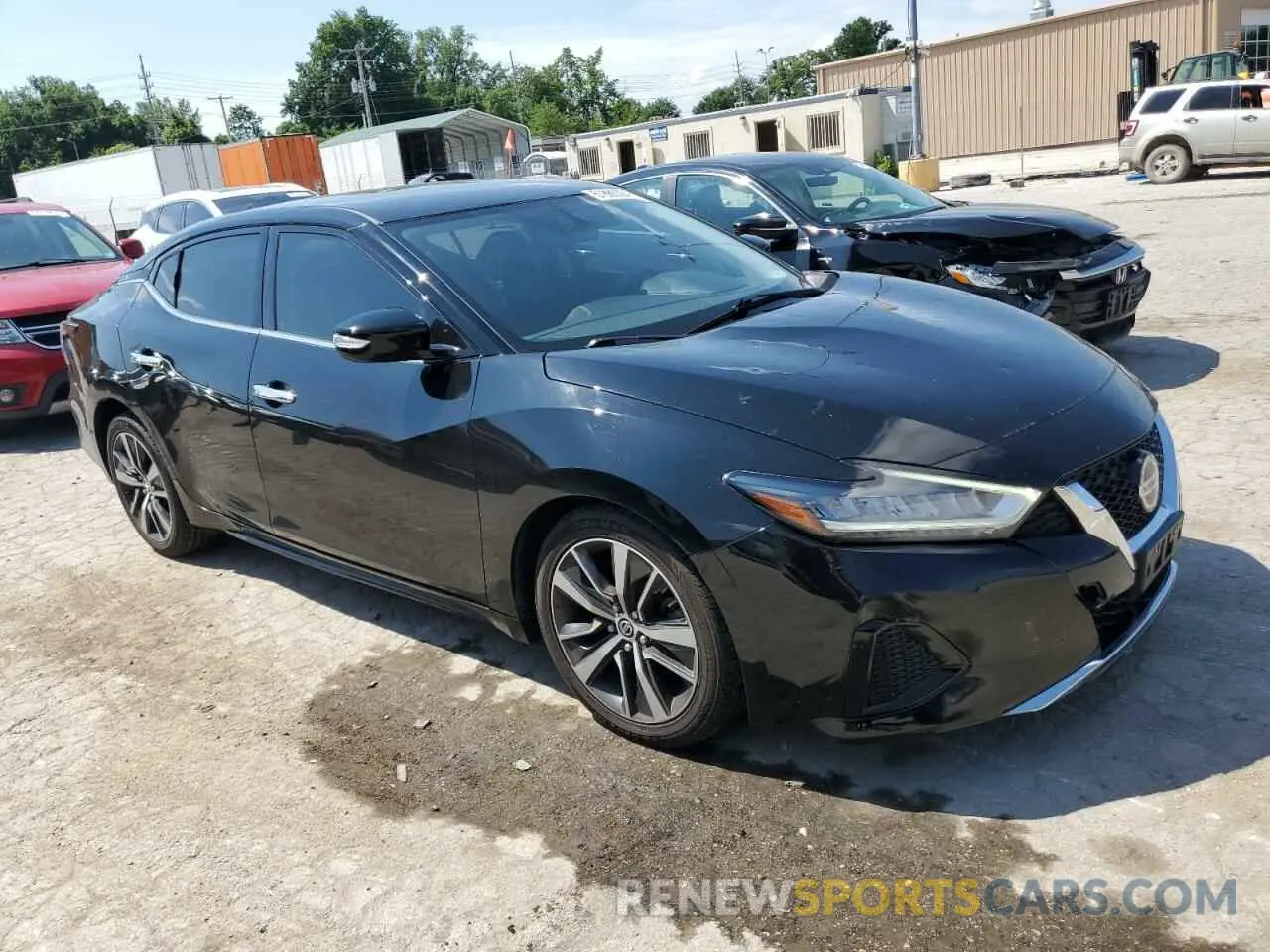 4 Photograph of a damaged car 1N4AA6AV9KC377383 NISSAN MAXIMA 2019