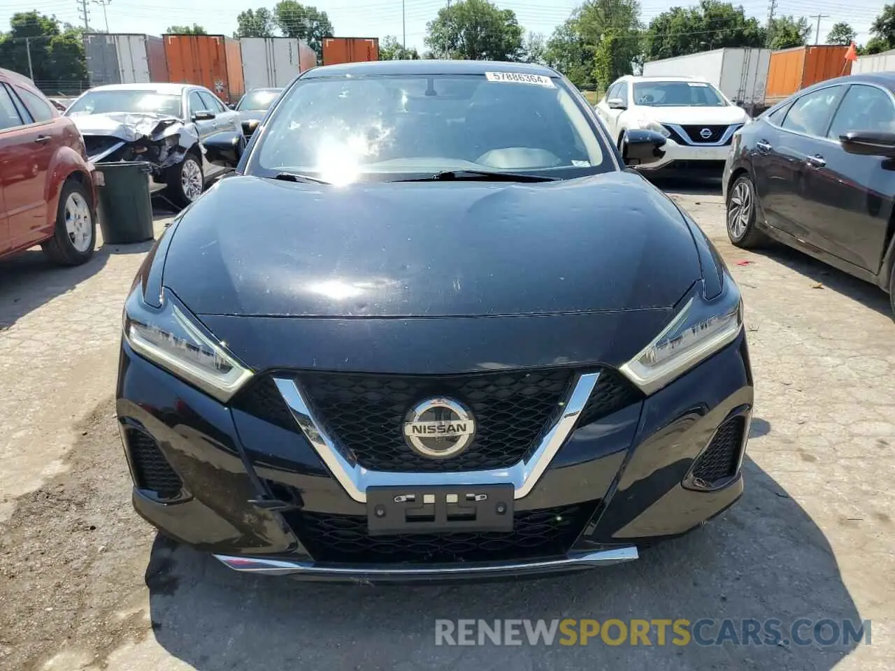 5 Photograph of a damaged car 1N4AA6AV9KC377383 NISSAN MAXIMA 2019