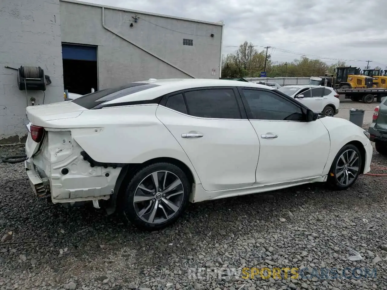 3 Photograph of a damaged car 1N4AA6AVXKC378428 NISSAN MAXIMA 2019