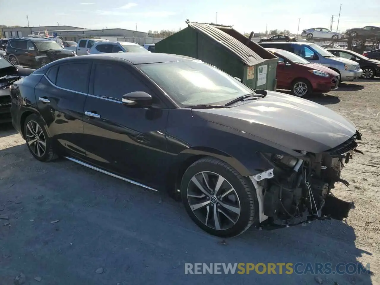 4 Photograph of a damaged car 1N4AA6AVXKC383676 NISSAN MAXIMA 2019