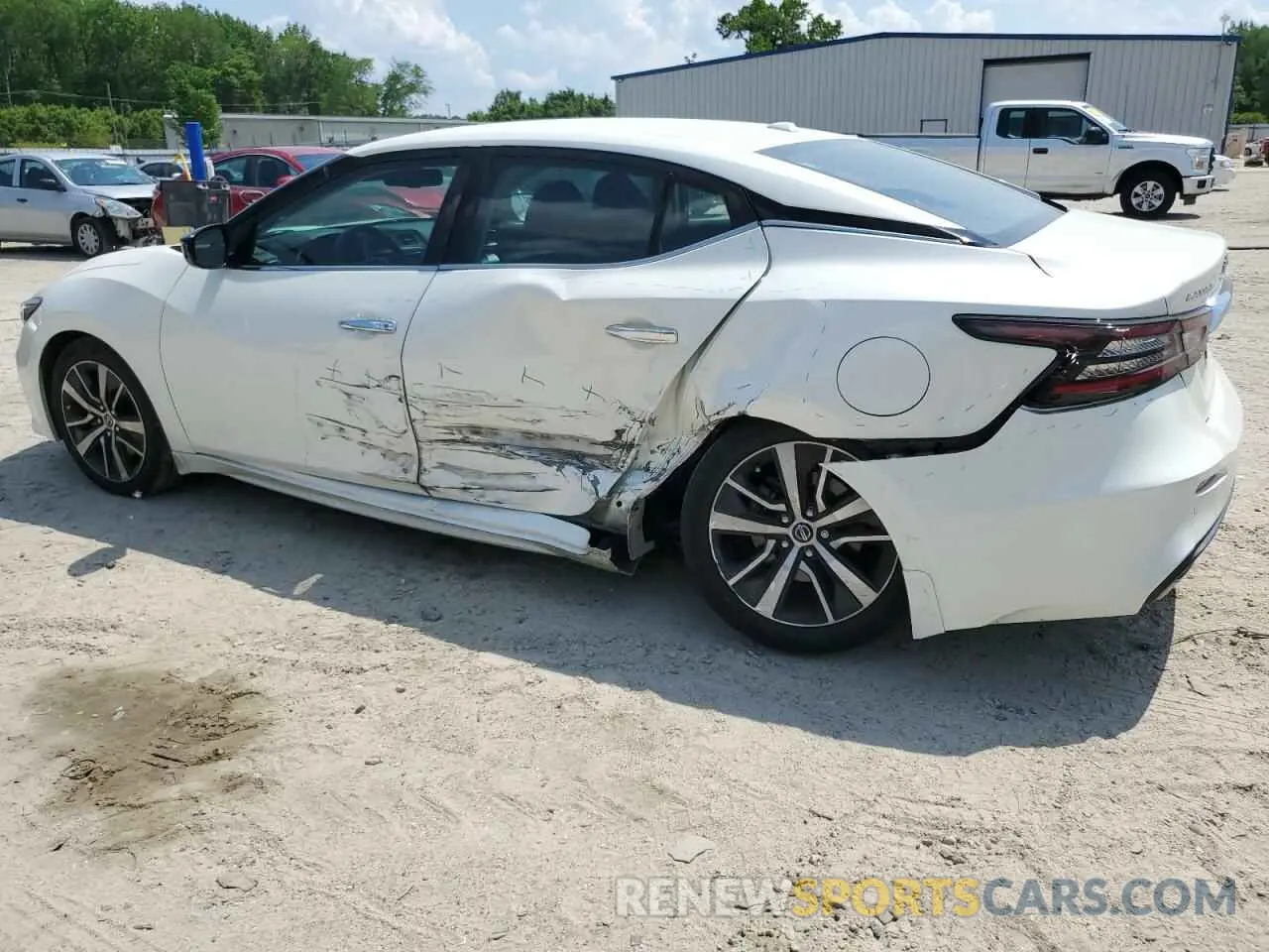 2 Photograph of a damaged car 1N4AA6BV0LC367602 NISSAN MAXIMA 2020