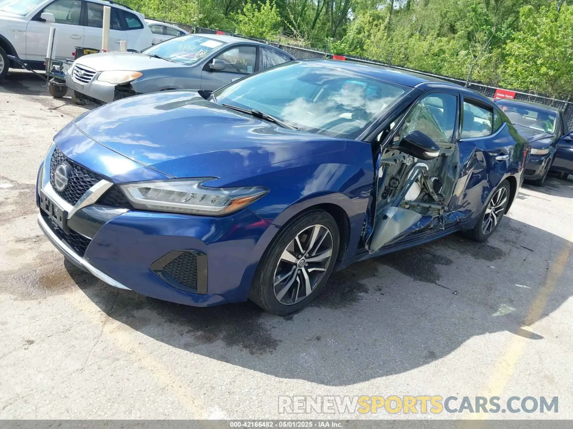 2 Photograph of a damaged car 1N4AA6CV0LC381465 NISSAN MAXIMA 2020