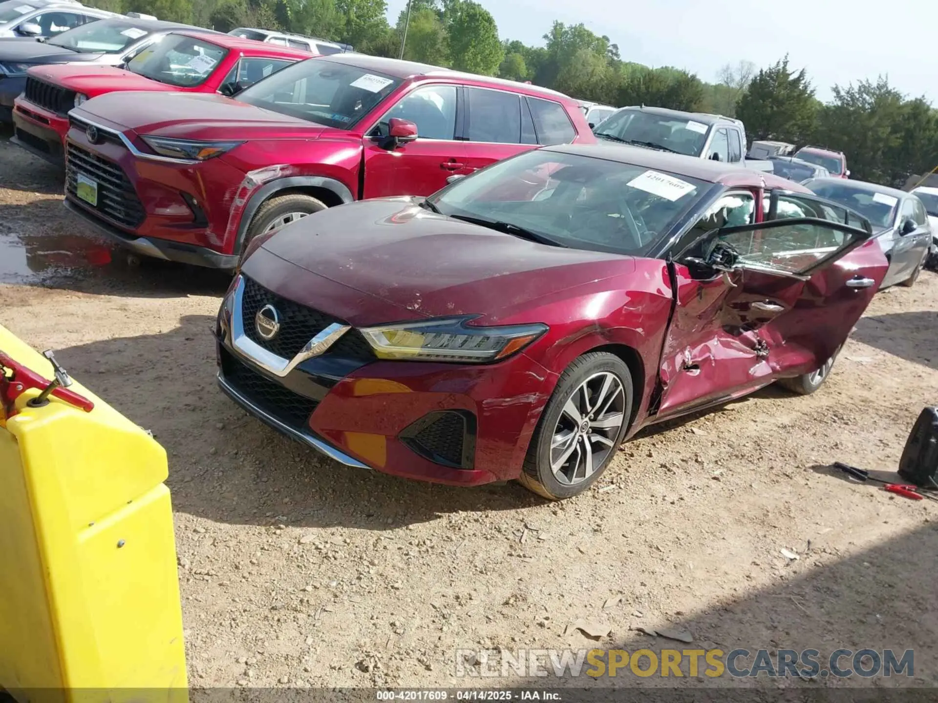 2 Photograph of a damaged car 1N4AA6CV2LC375702 NISSAN MAXIMA 2020